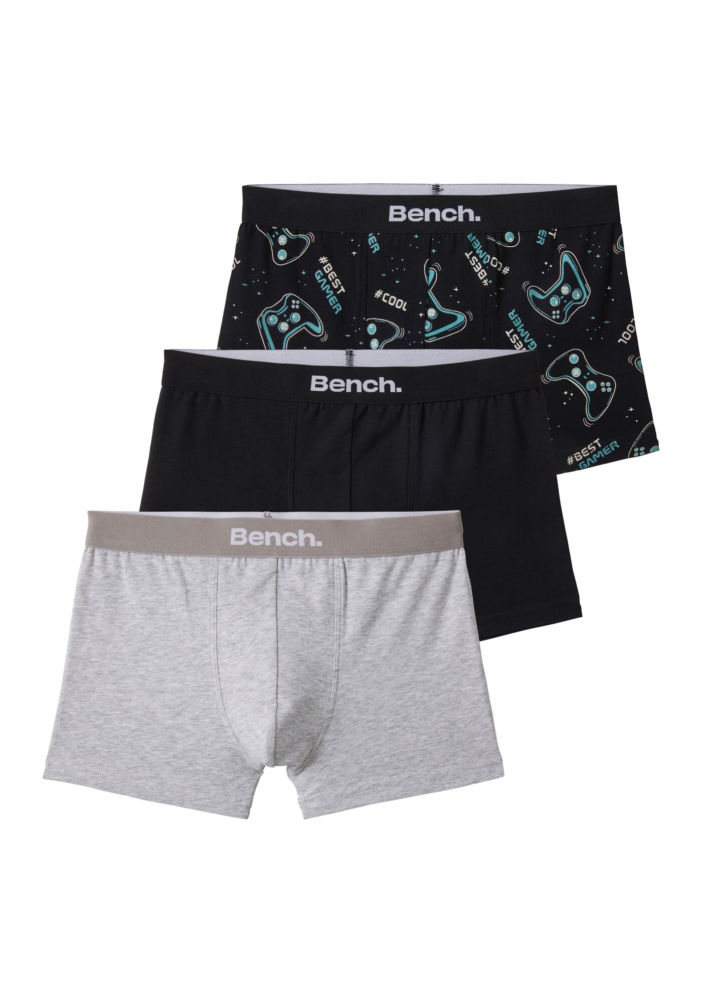 BENCH Долни гащи  светлосиньо / сив меланж / черно