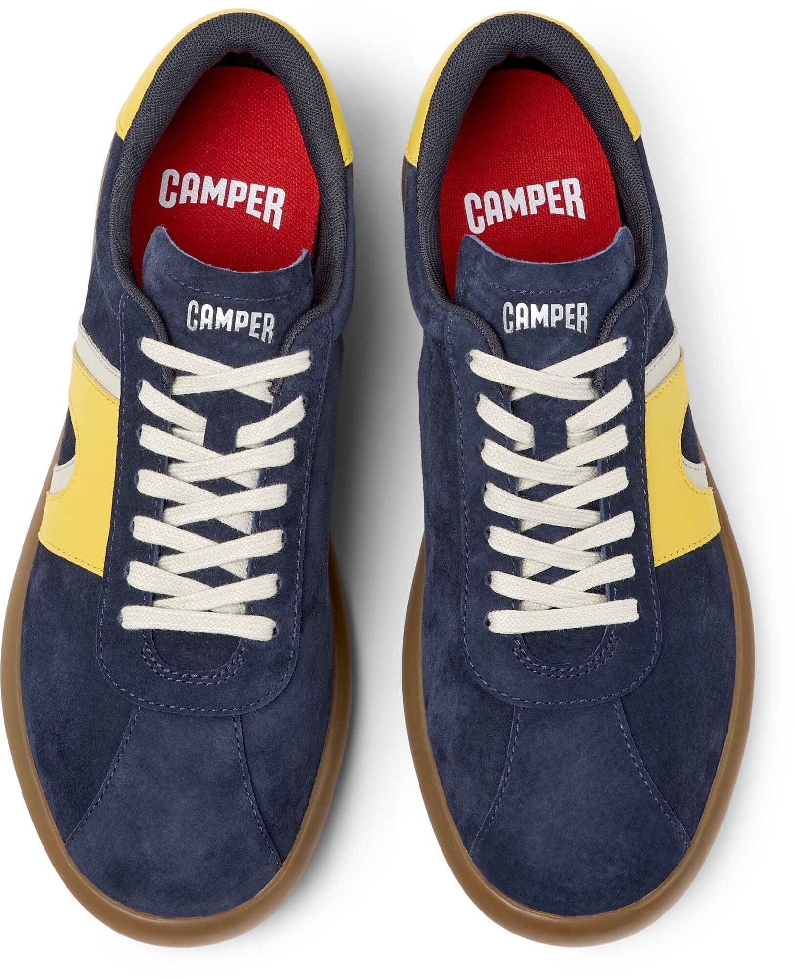 CAMPER Zapatillas deportivas bajas azul oscuro / amarillo – imagen 3