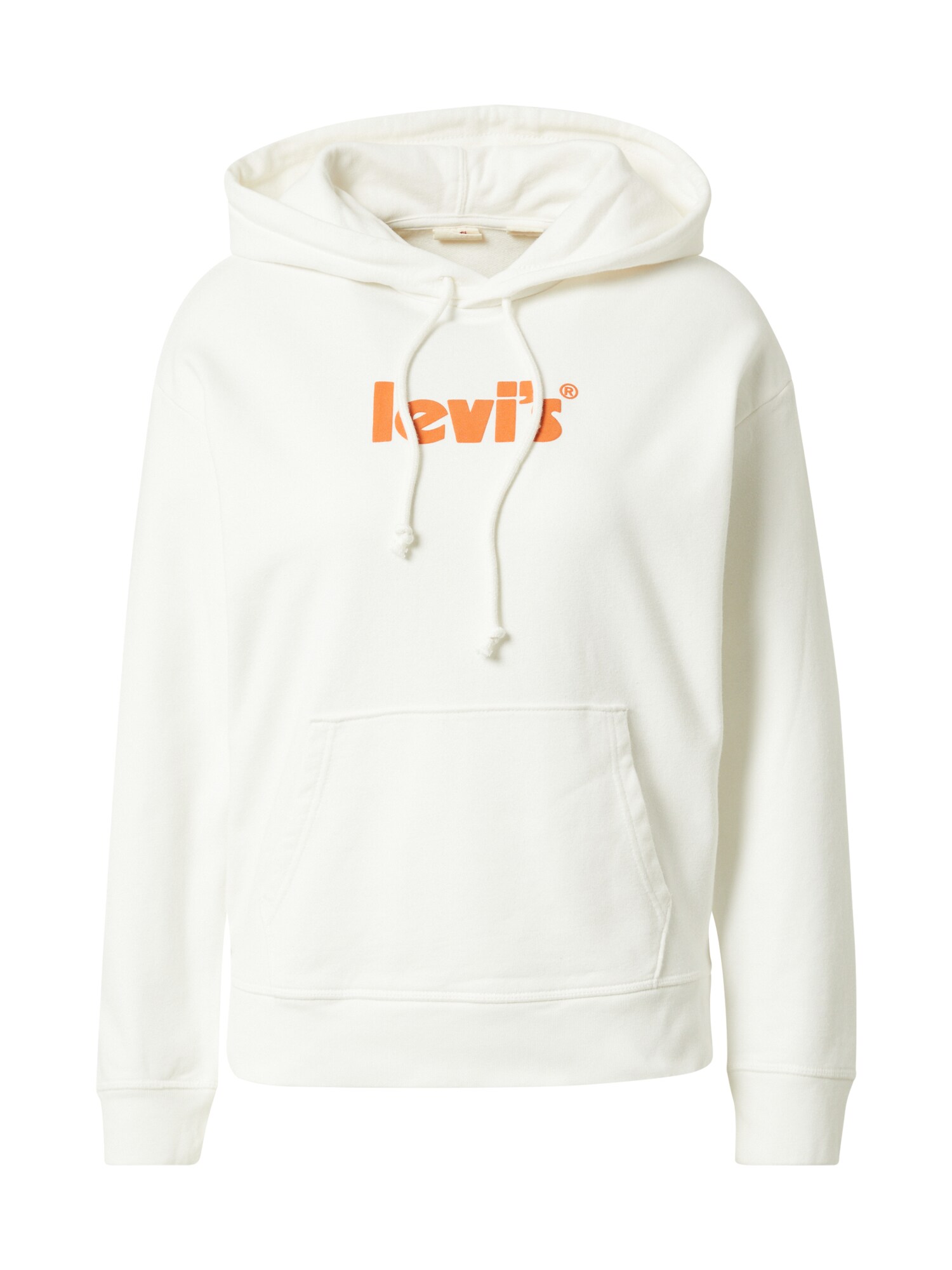 LEVI'S Суичър  тъмнооранжево / естествено бяло