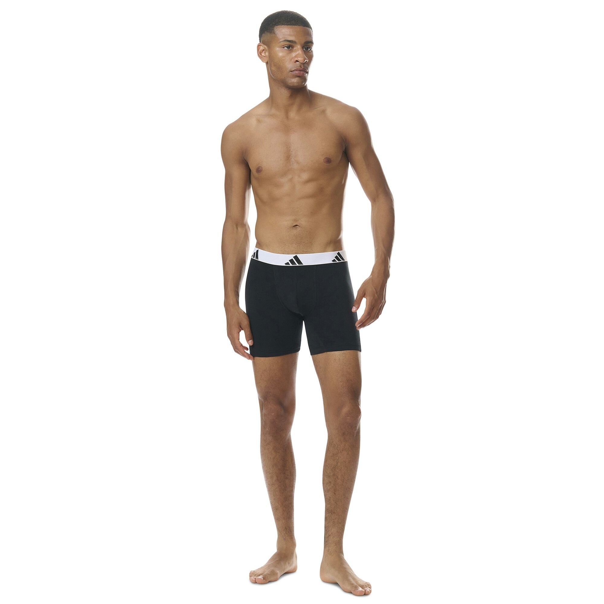 ADIDAS SPORTSWEAR Calzoncillo boxer negro / blanco – imagen 7