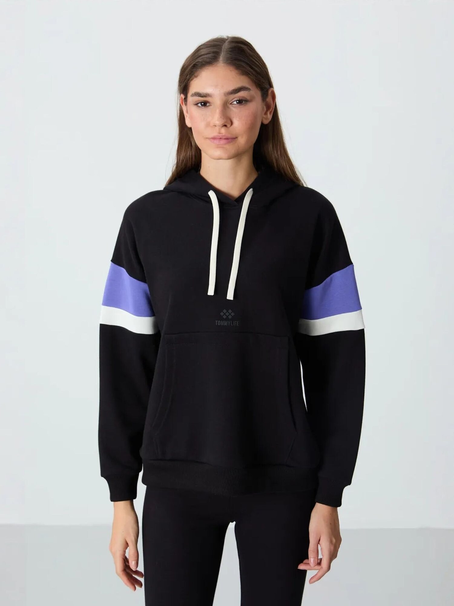 Tommy Life Sweater majica 'Kapuzenpullover' miks boja