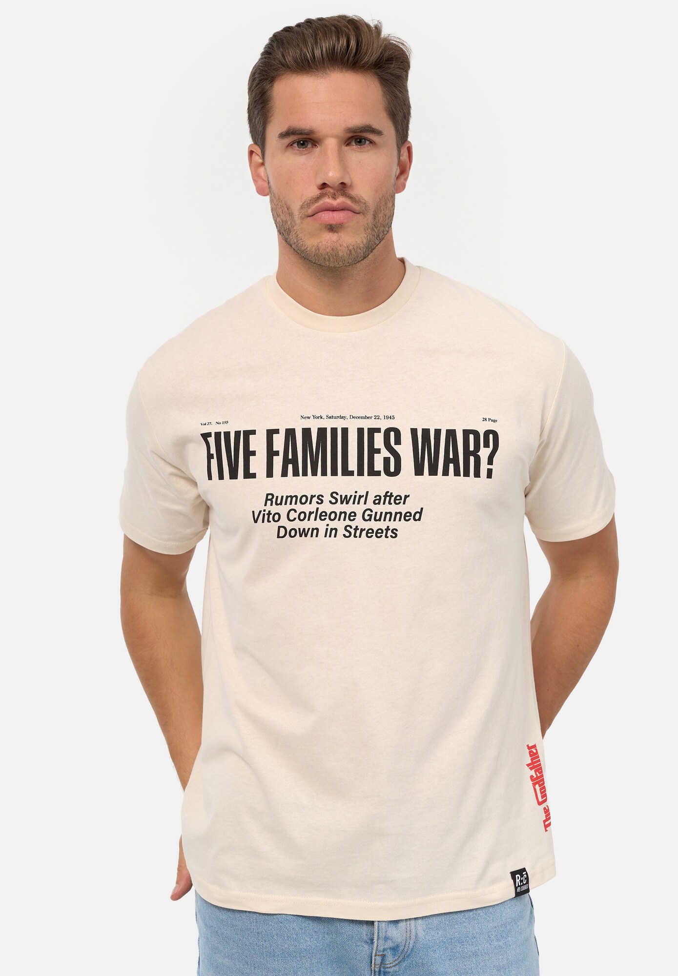 Thumbnail - Recovered T-Shirt The Godfather New York 1945 Relaxed