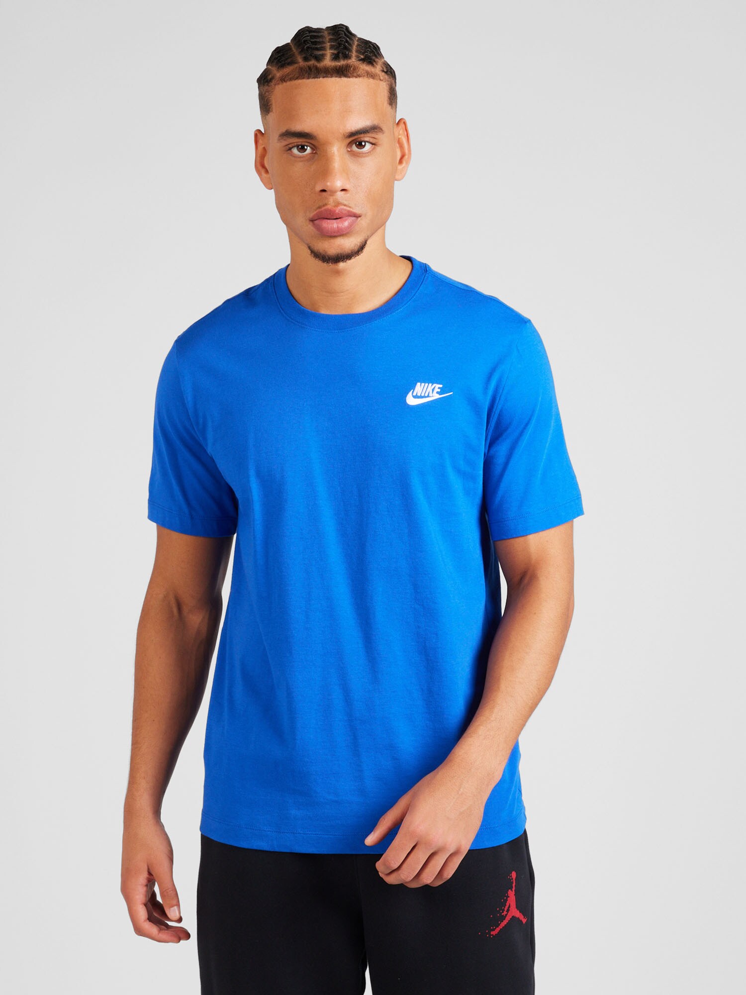 Nike Sportswear Póló 'Club'  királykék / piszkosfehér termék 2. képe