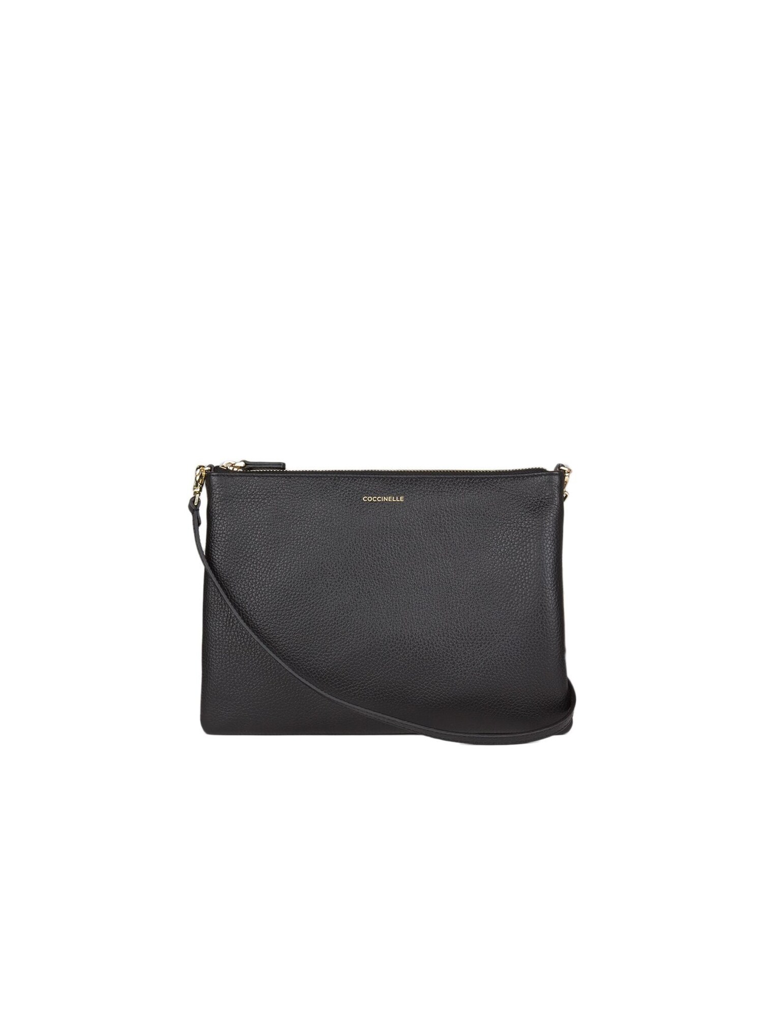 Coccinelle Bolso de hombro 'Best Crossbody Mini Bag Grained Leather'  negro