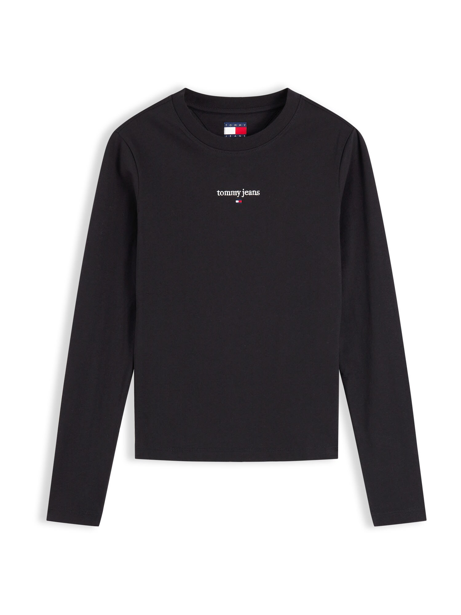 Tommy Jeans Tričko  čierna / biela