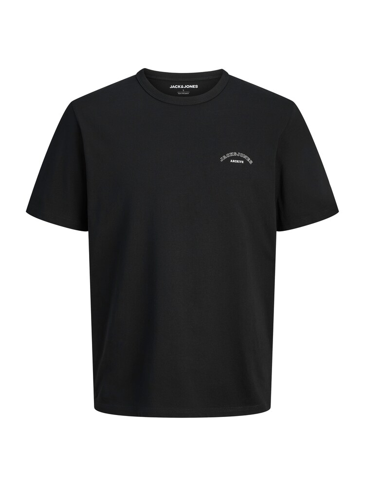 Jack & Jones Plus T-Shirt 'JJCollege' Herren Größe 5XL schwarz