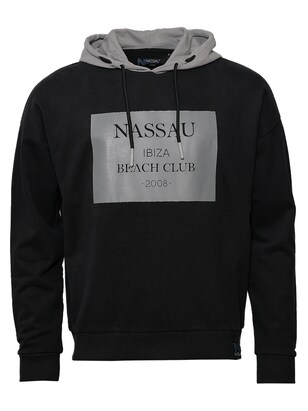 NASSAU Beach Club Sweatshirt ‘ NB231051 ‘ Grijs / Zwart