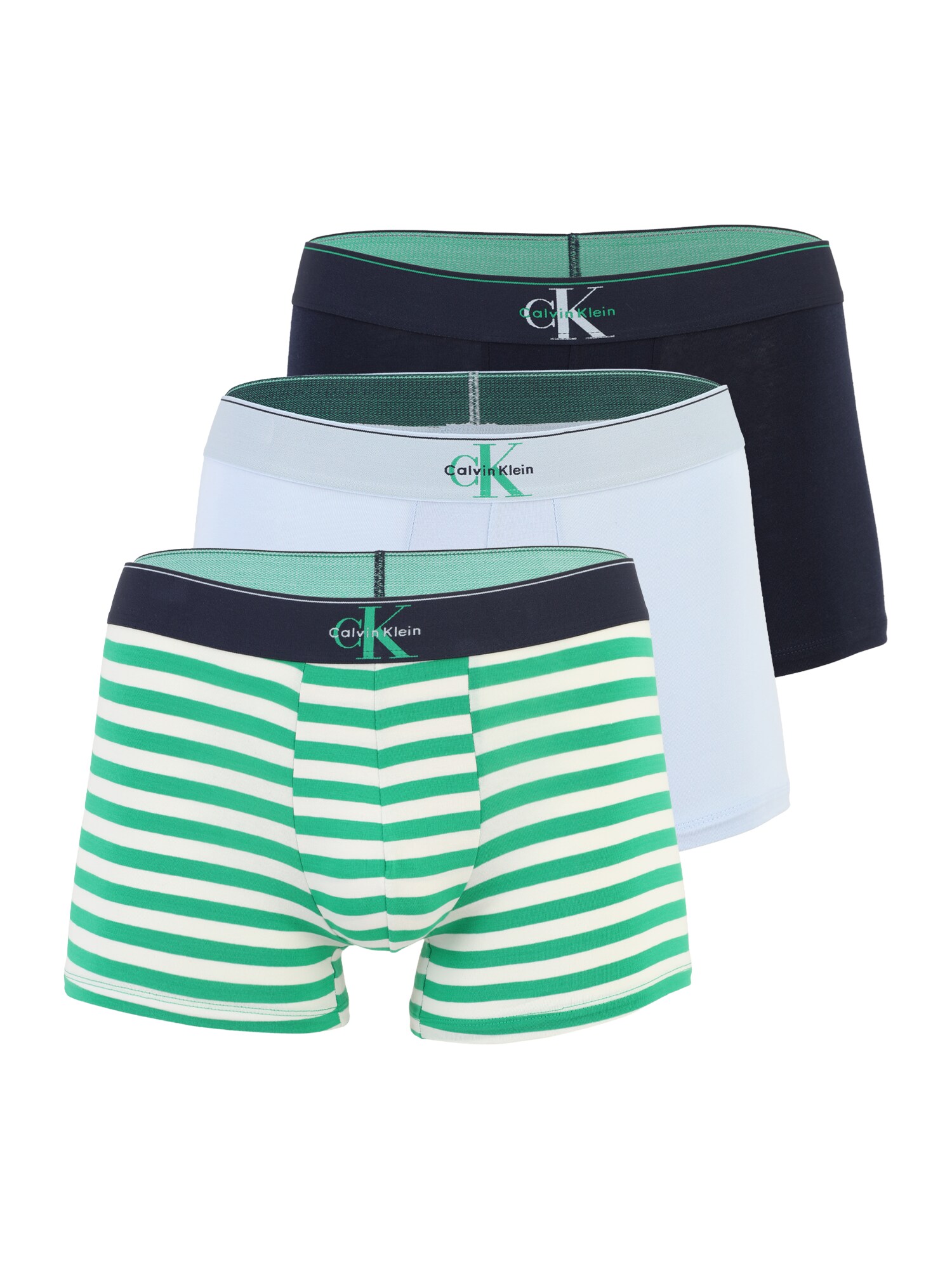 Calvin Klein Underwear Boxeri  bej / bleumarin / albastru pastel / verde