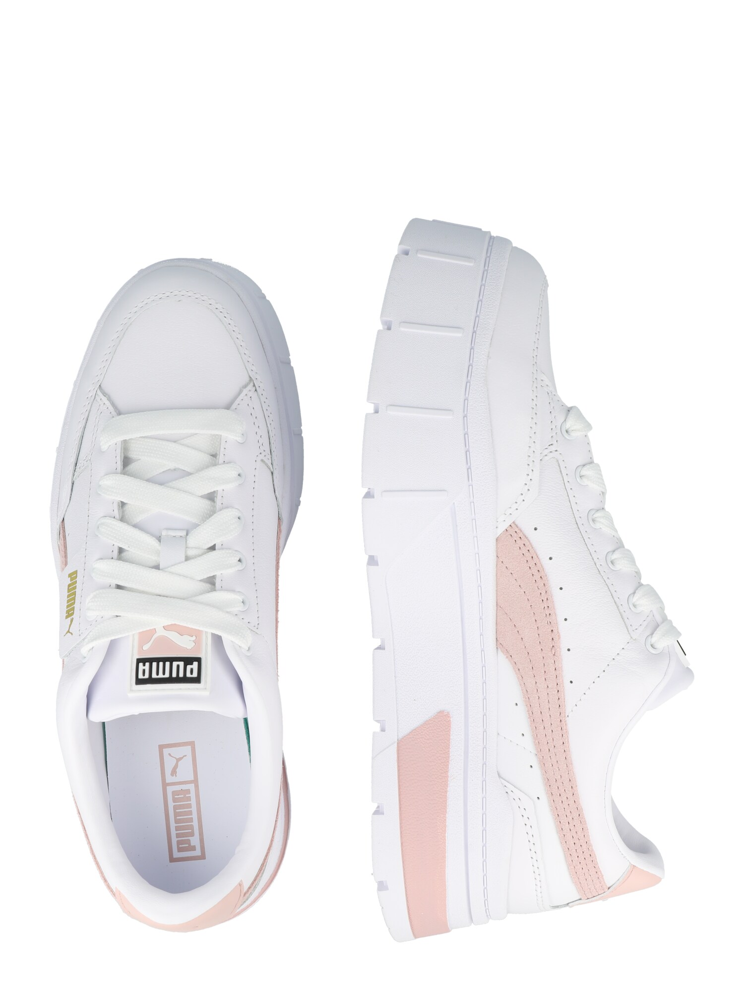 PUMA Rövid szárú sportcipők 'Mayze Stack'  fáradt rózsaszín / fehér termék 2. képe