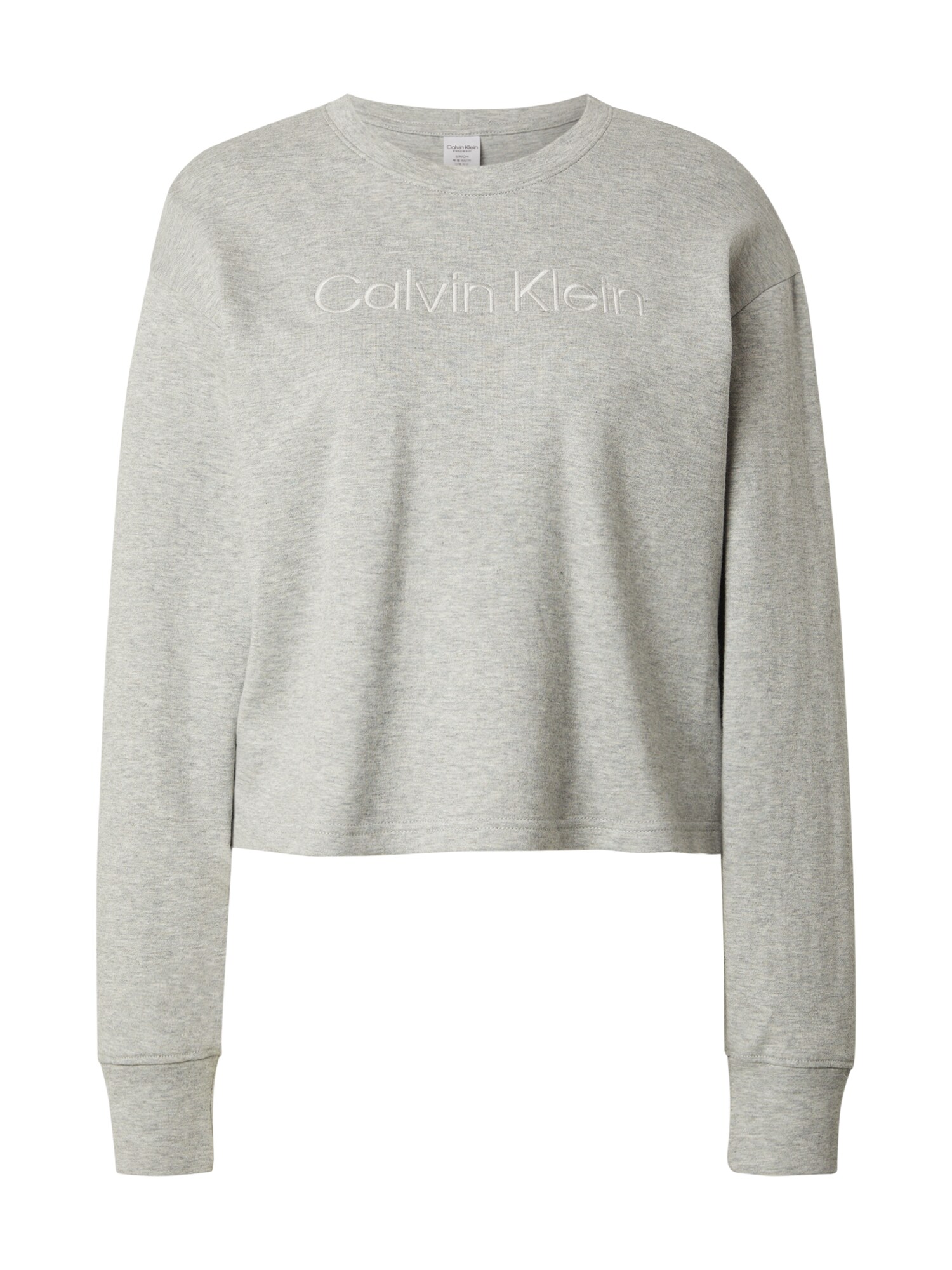 Calvin Klein Underwear Tričká na spanie  sivá / biela