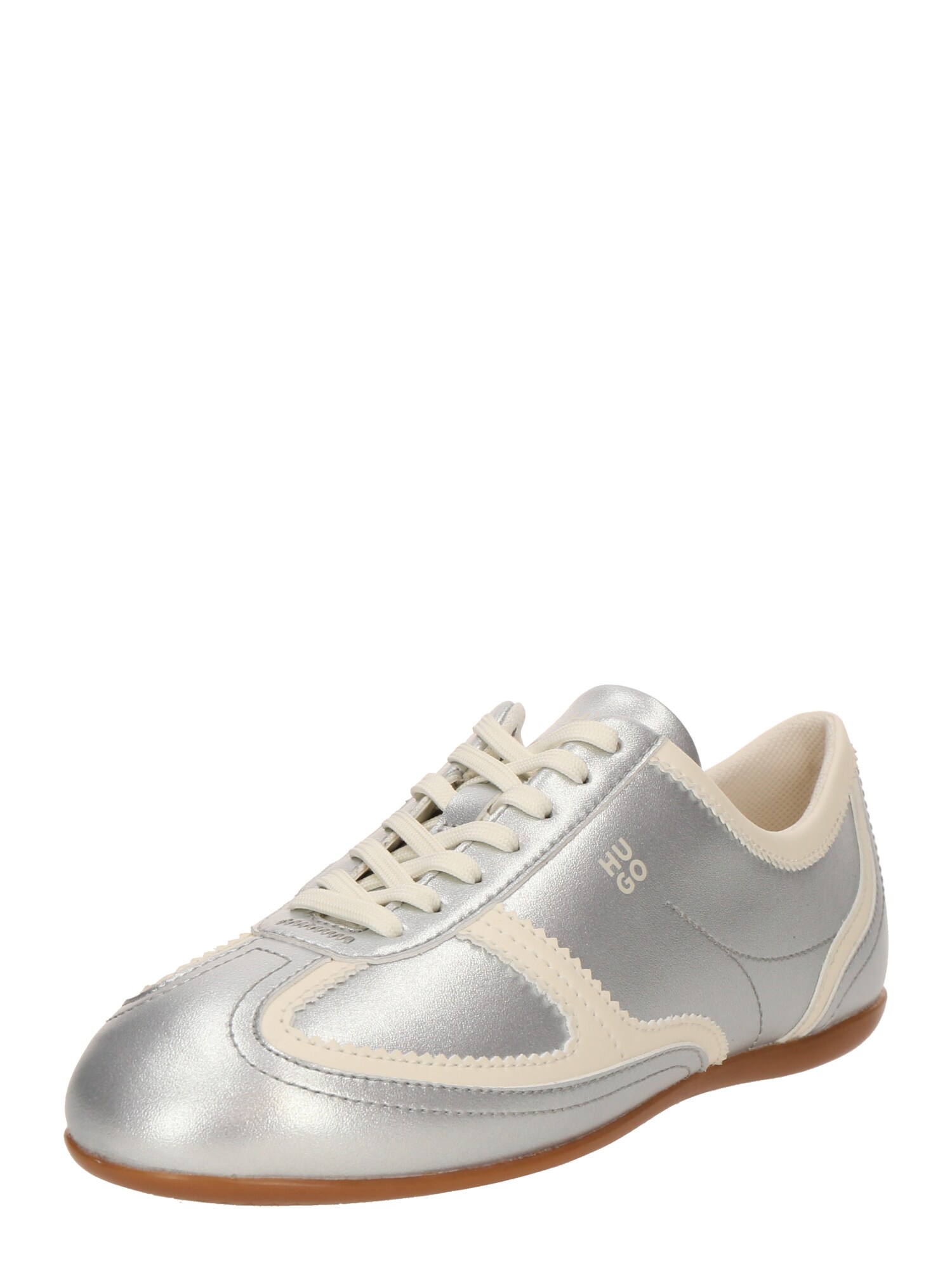 HUGO Sneaker low Mystie  fildeş / argintiu