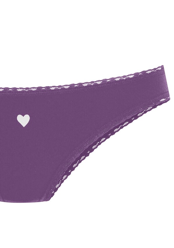 LASCANA, Slip, lila & fehér, 5 kép a 6 közül
