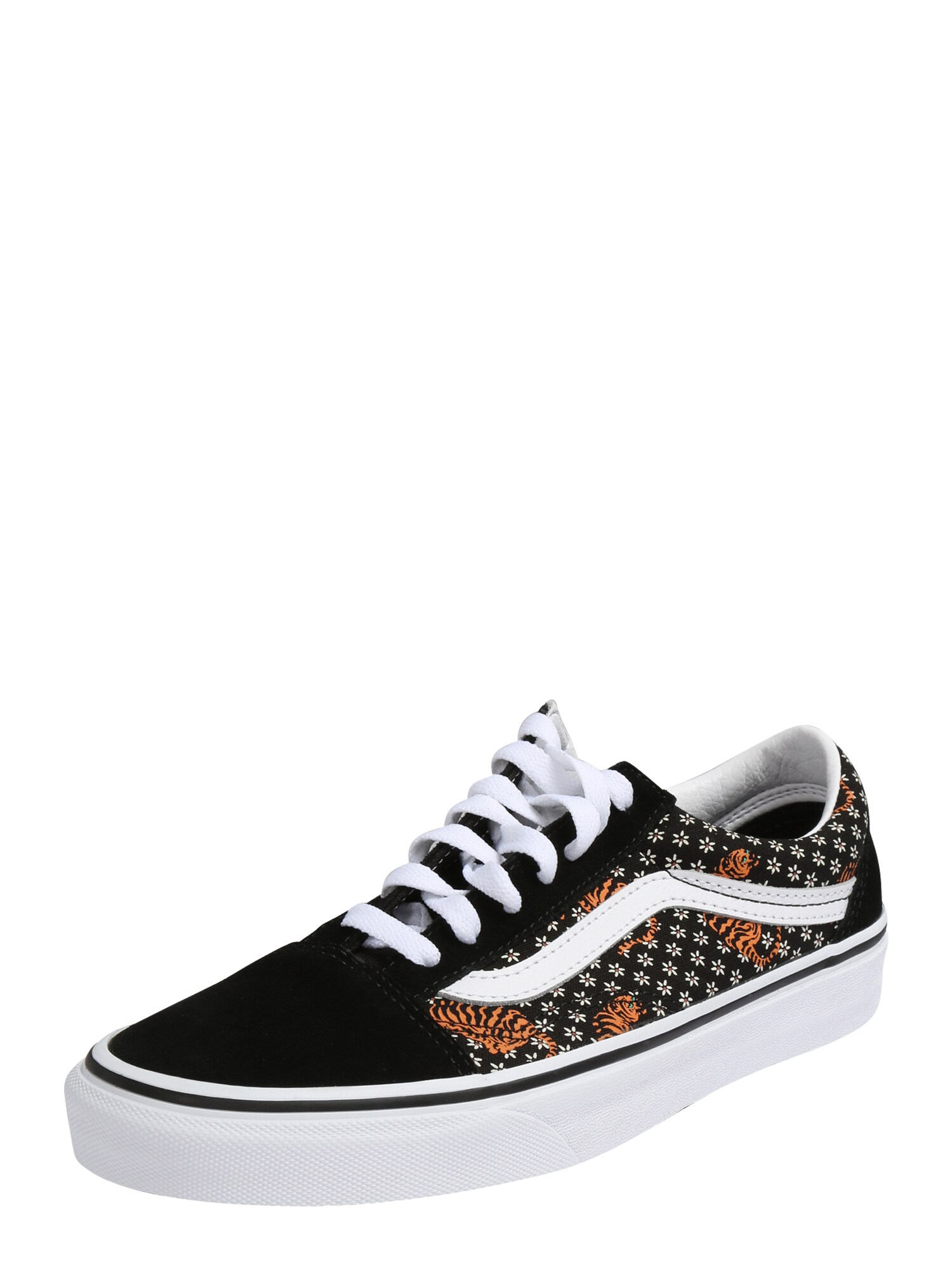 VANS Sportbačiai be auliuko 'Old Skool'  ruda / juoda / balta