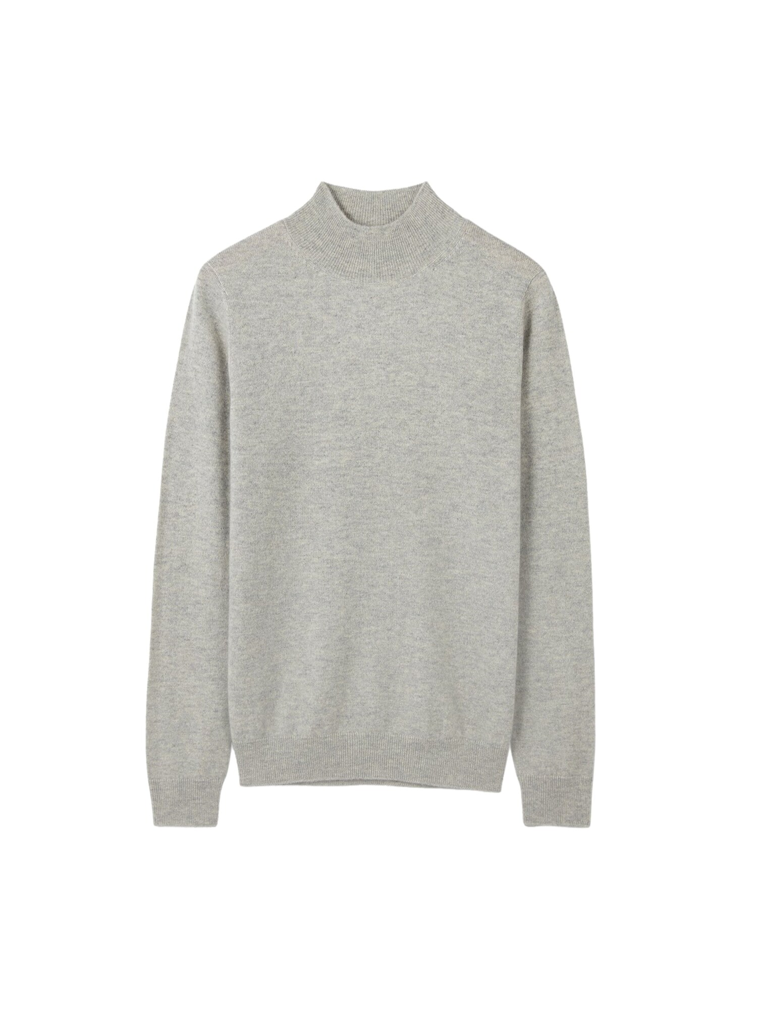 GOBI Cashmere Jersey 'Women's Essential Cashmere Mock Neck Sweater' gris humo