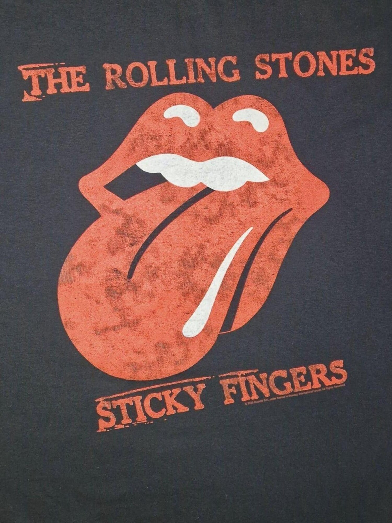 THE ROLLING STONES Camiseta 'Rolling Stones Sticky fingers Tongue T-Shirt'  negro – imagen 4