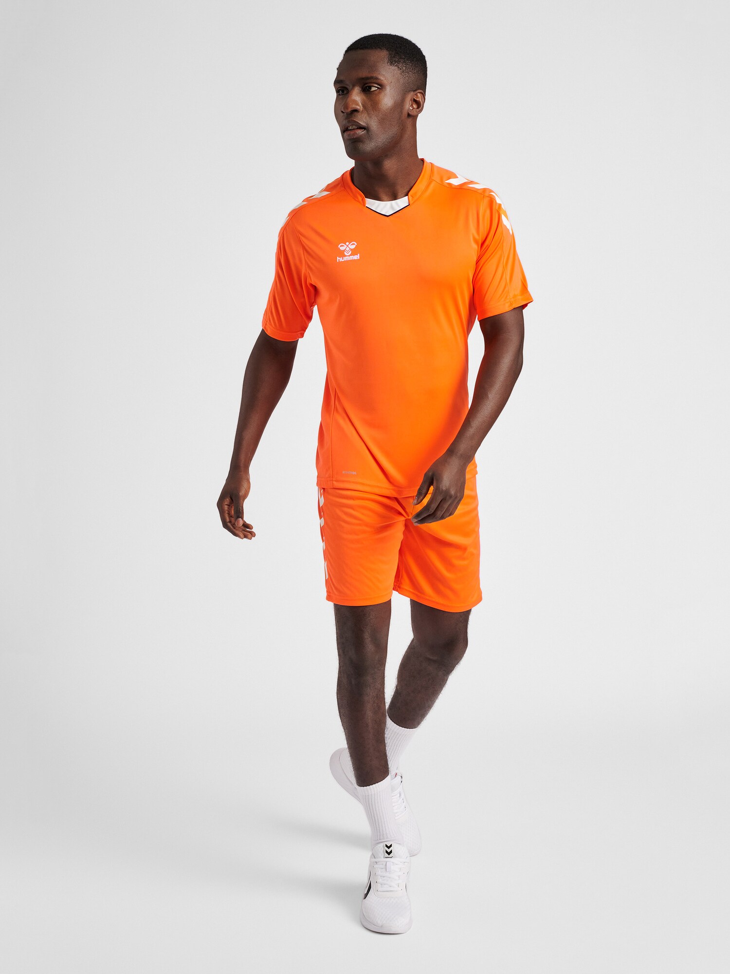 Hummel Dres 'Poly' oranžová / čierna / biela (obrázok 6)
