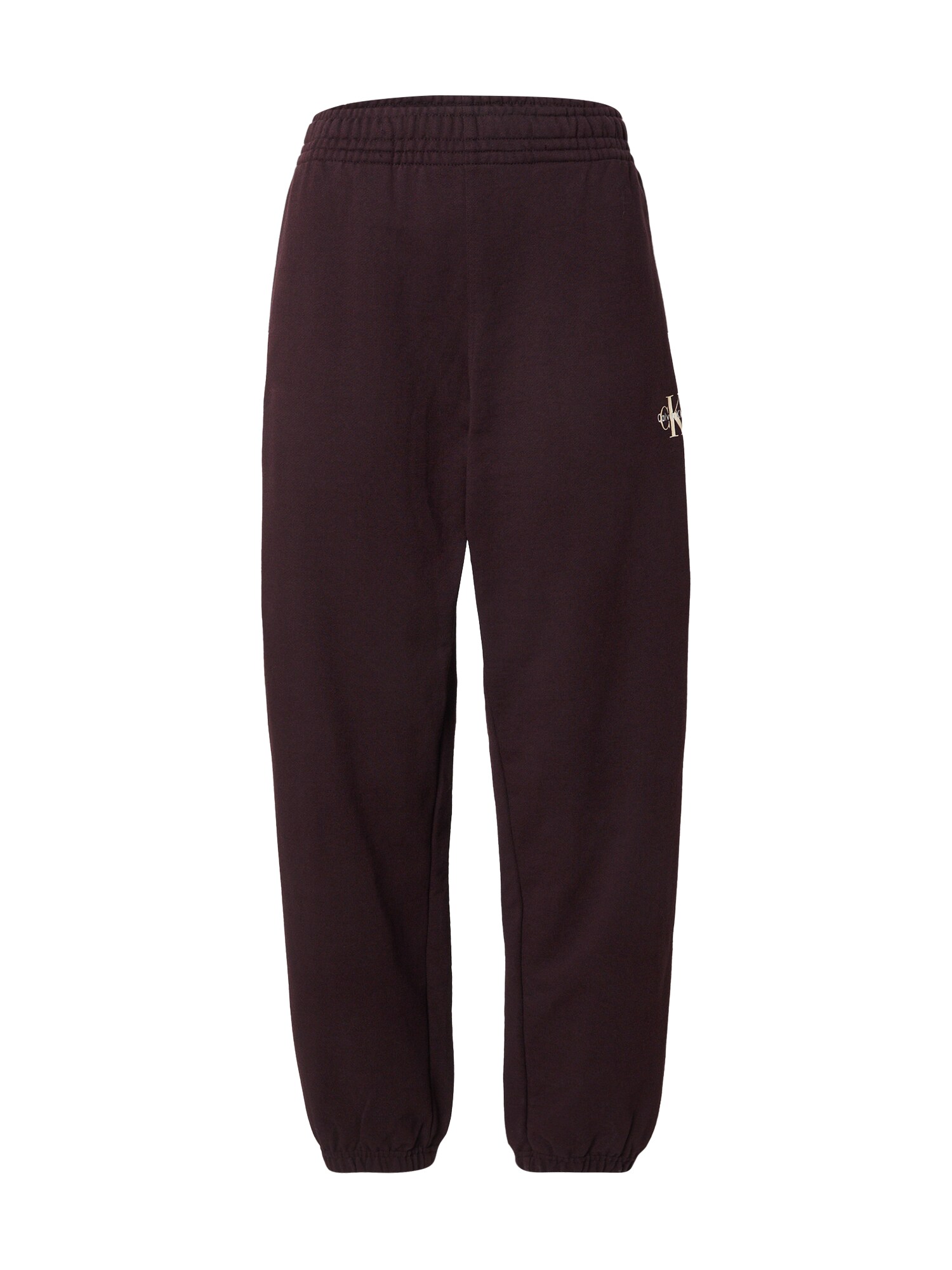 Calvin Klein Jeans Pantaloni  mov vânătă / alb