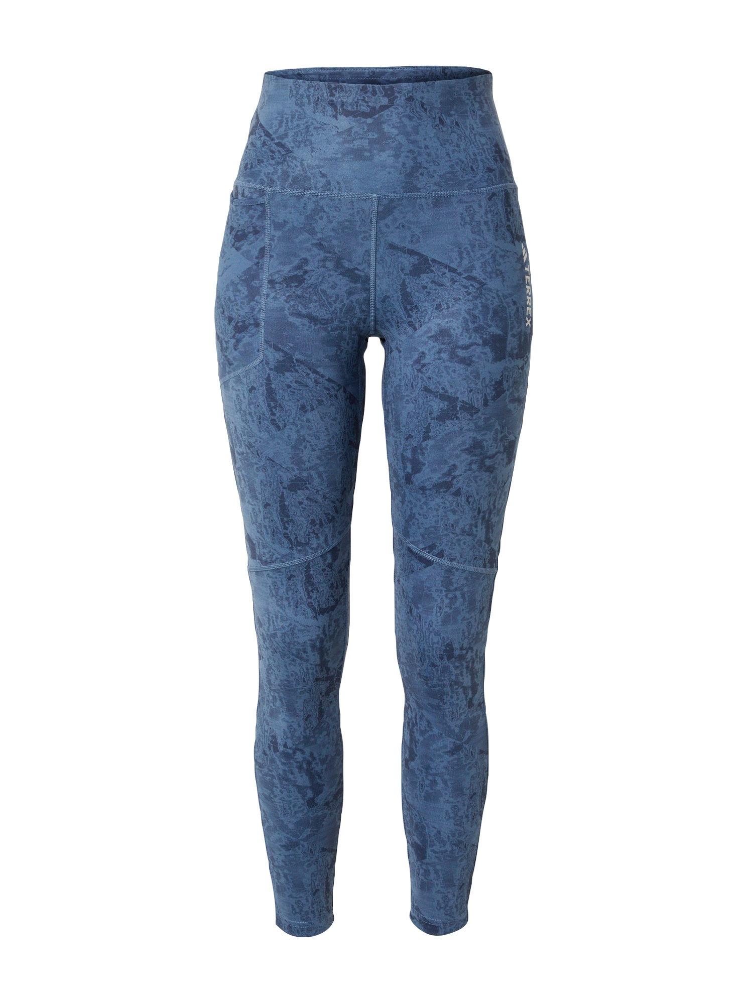 ADIDAS TERREX Спортен панталон 'Multi'  нейви синьо / гълъбово синьо / бяло