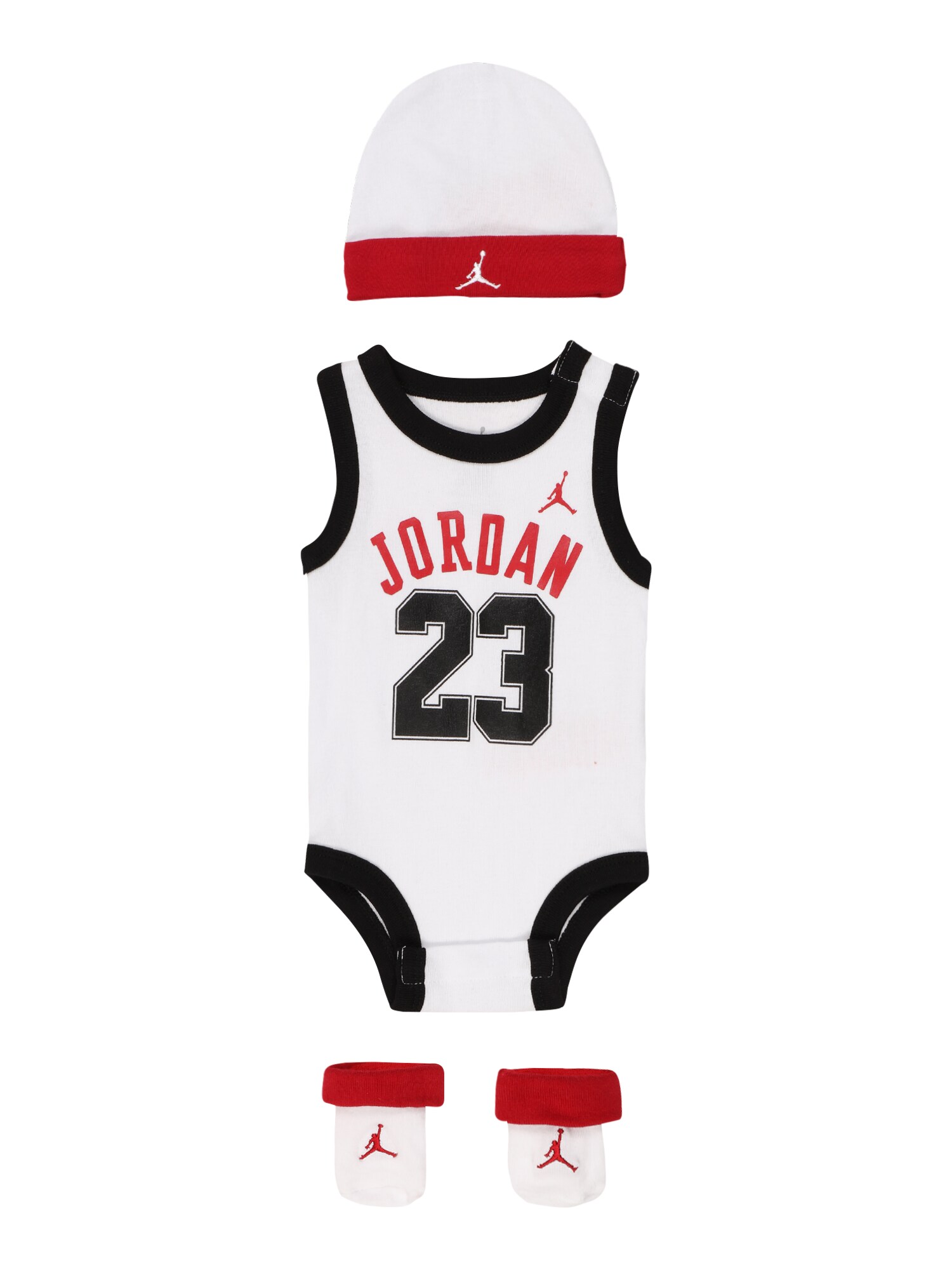 Jordan Set  červená / čierna / biela