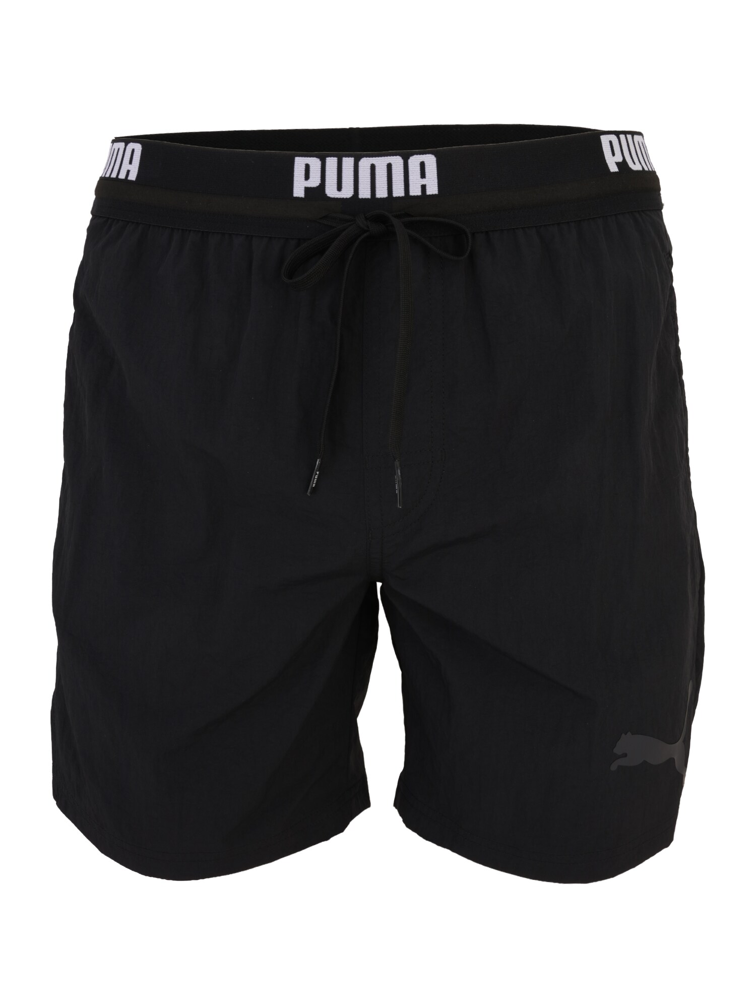 PUMA Kupaće hlače  crna / bijela