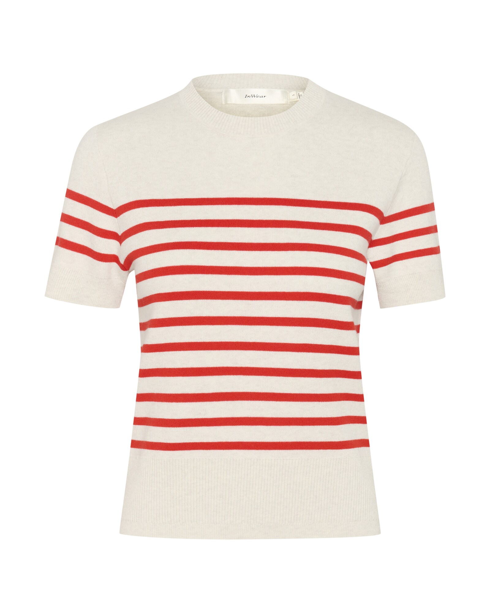 InWear Pulover Wallis  bej / roșu