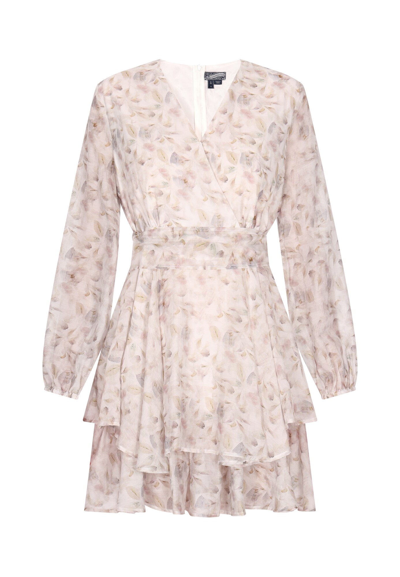 DreiMaster Vintage Rochie  albastru / maro cappuccino / roz / alb