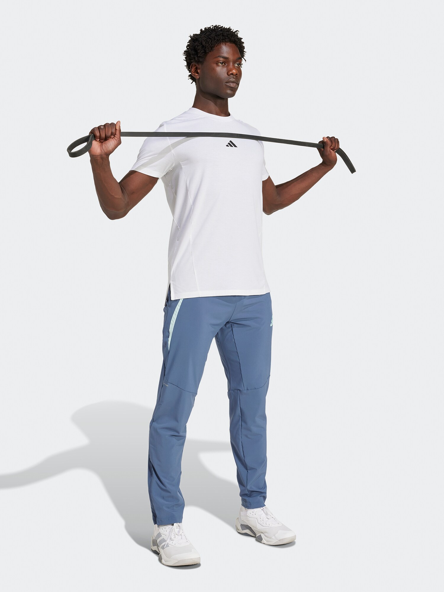 ADIDAS PERFORMANCE Športové nohavice dymovo modrá / vodová (obrázok 3)