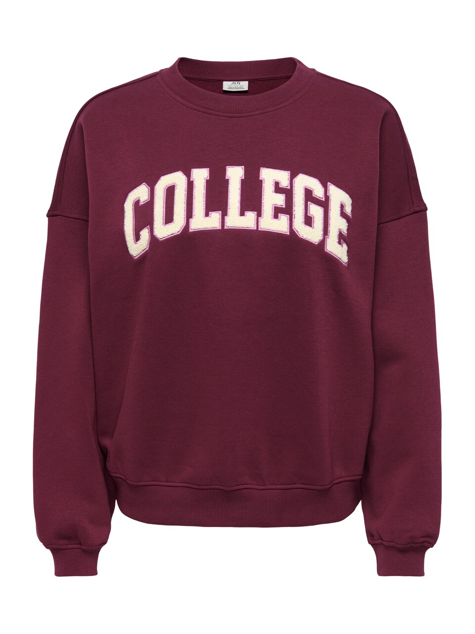 Sweatshirt 'JDYMesa' kräm / rosa