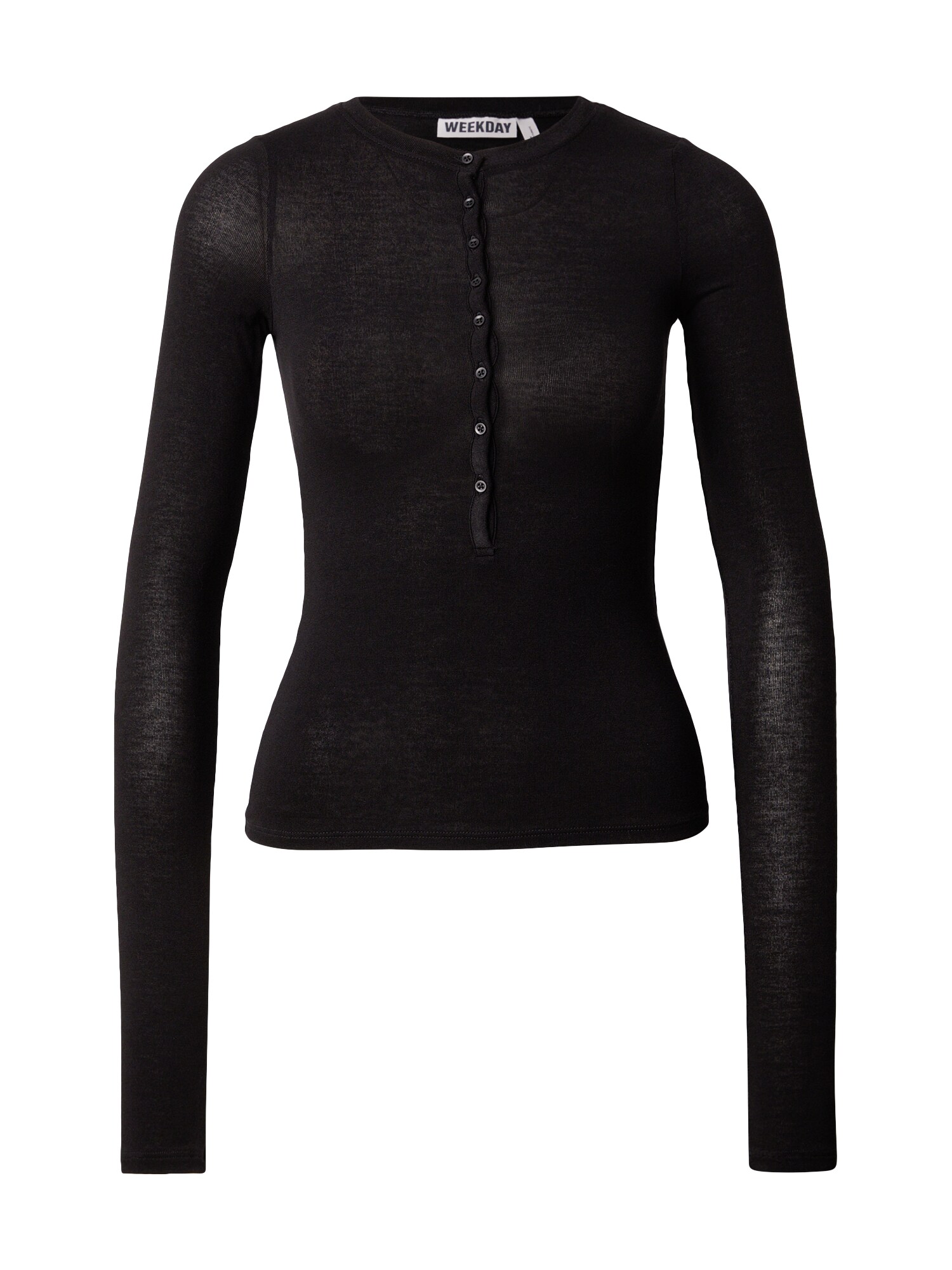 WEEKDAY Tricou  negru