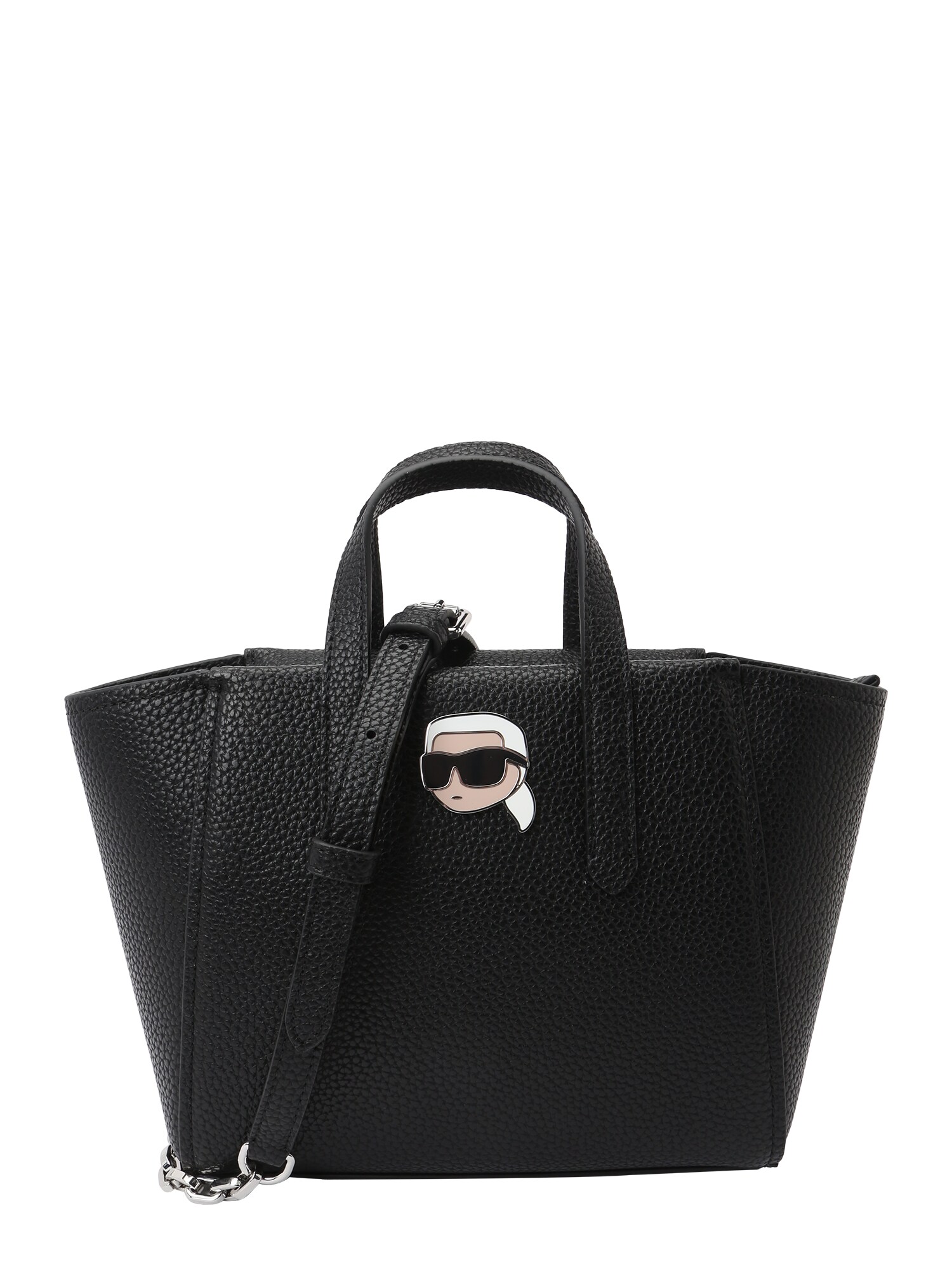 Karl Lagerfeld Poșete Ikon  culoarea pielii / negru / alb