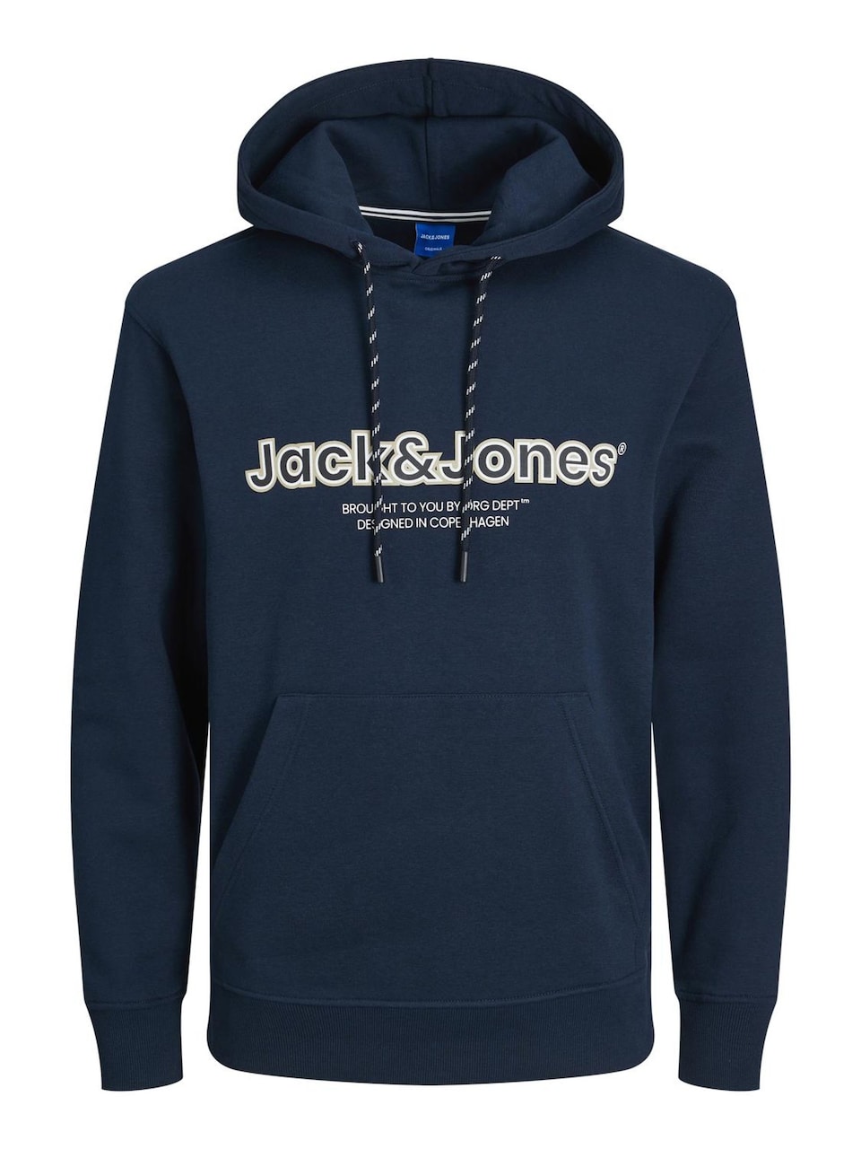 Sweatshirt 'JORLakewood' beige / marinblå / svart