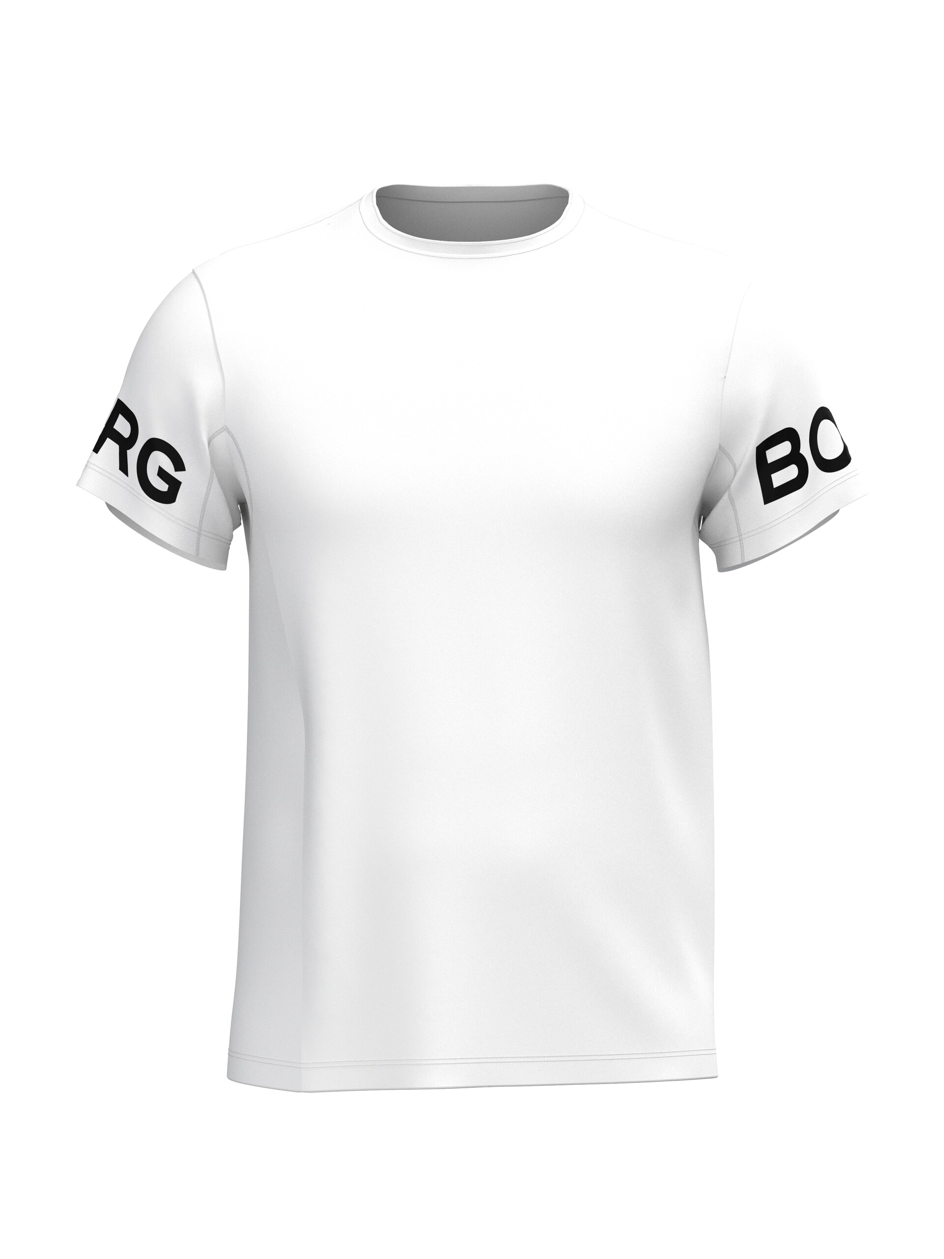 Björn Borg Men's Borg T-Shirt Black Beauty/Red – bild 4