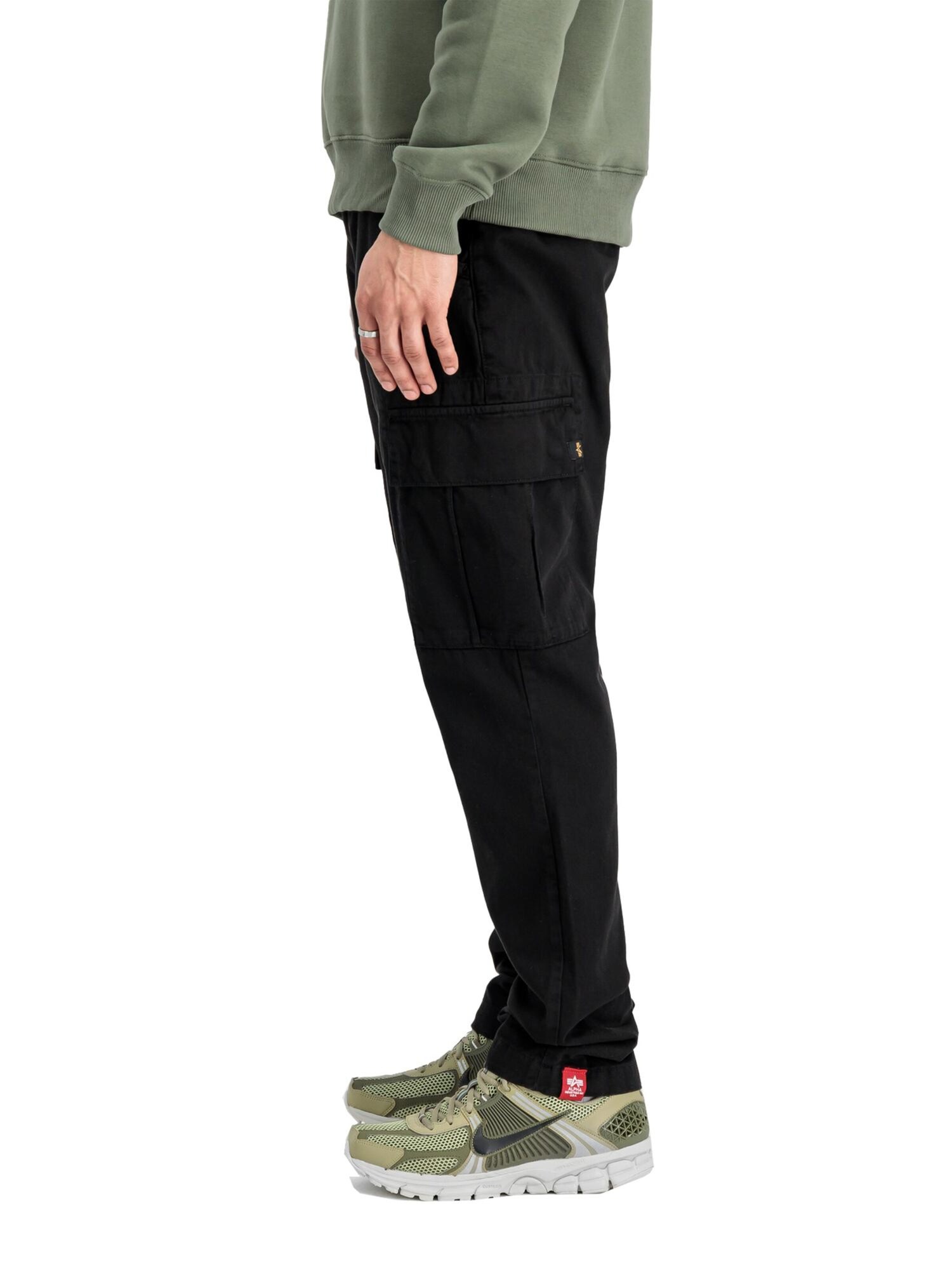 ALPHA INDUSTRIES Pantalón cargo 'Agent'  negro – imagen 4