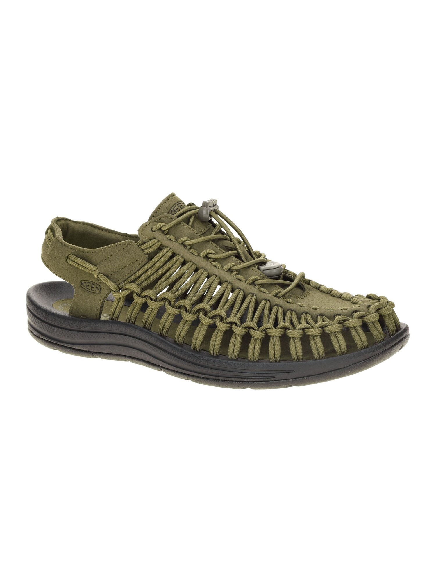 KEEN Sandále 'KEEN Uneek Sandale grün schwarz Herren 1023381'  zelená