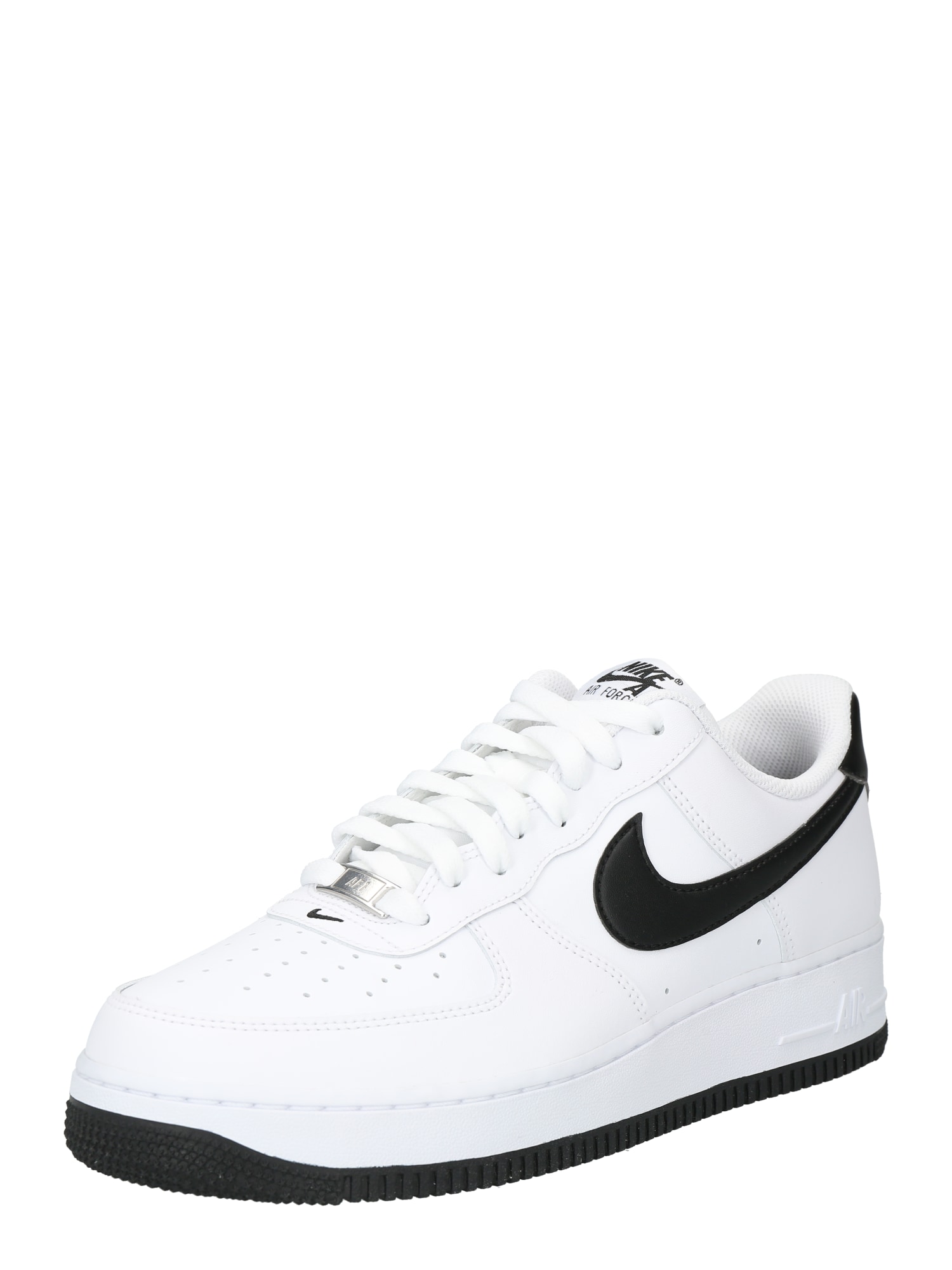 Nike Sportswear Rövid szárú sportcipők 'AIR FORCE 1 '07'  fekete / fehér