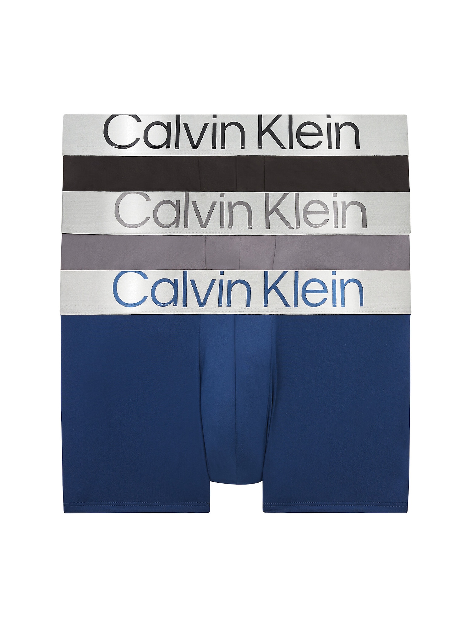 Calvin Klein Underwear Боксерки  синьо / сиво / черно