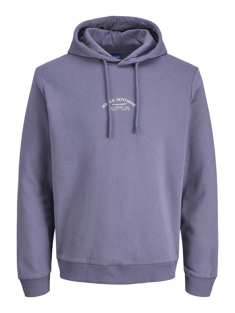 JACK & JONES Sweatshirt Herren Größe M violettblau / weiß