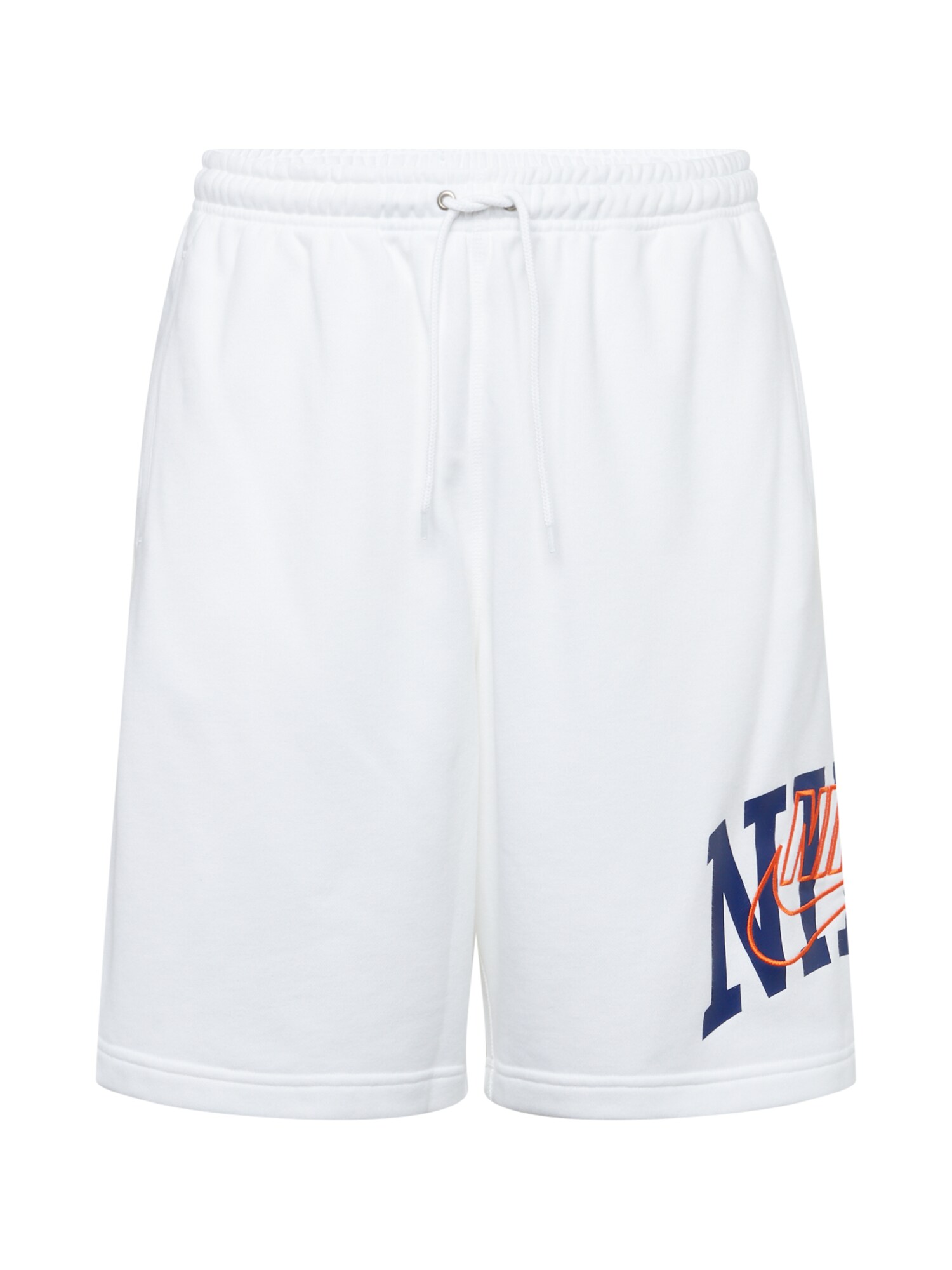 Nike Sportswear Nadrág 'CLUB'  sötétkék / sötét narancssárga / fehér