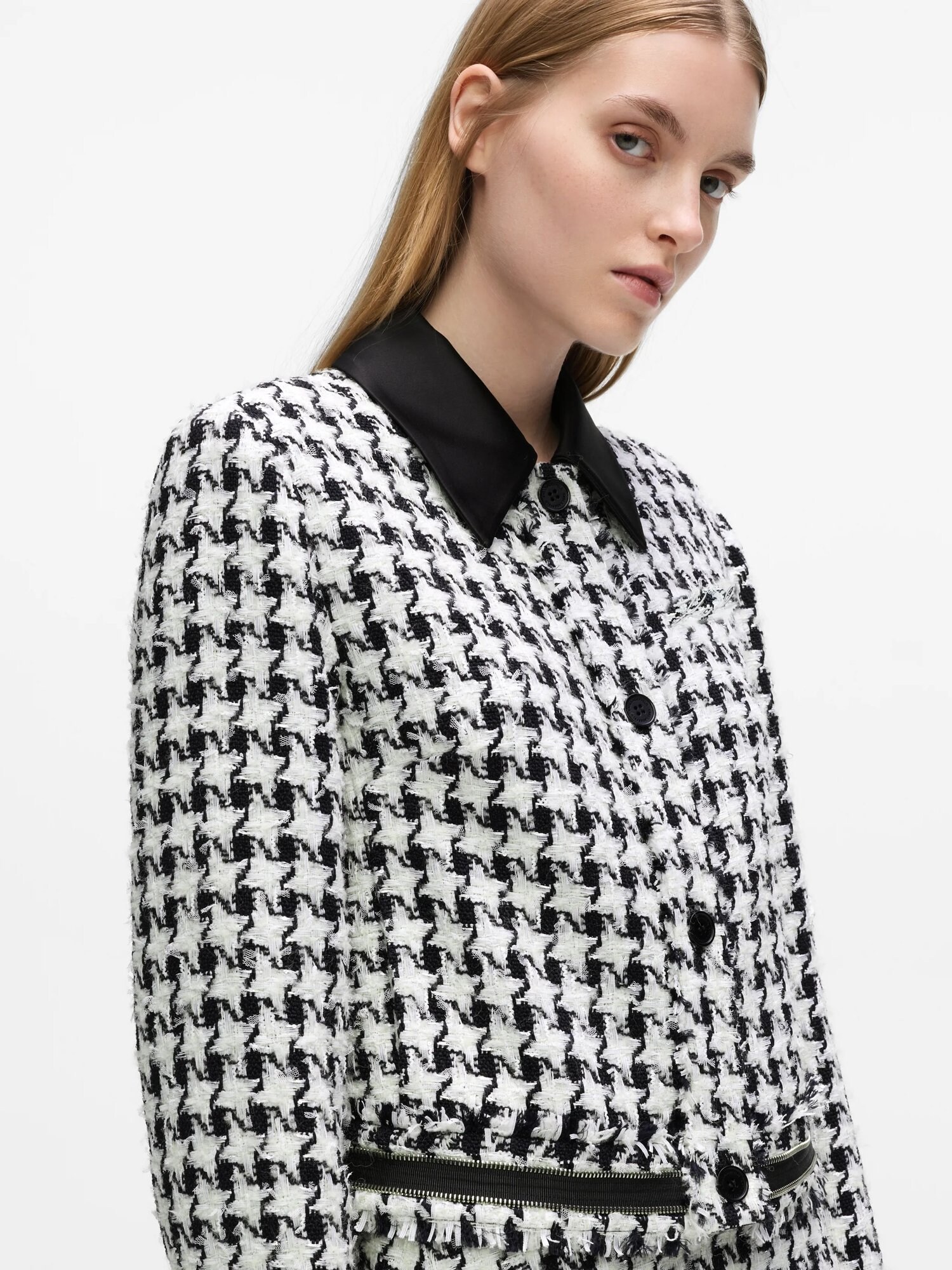 Karl Lagerfeld Blazer  negro / blanco – imagen 8