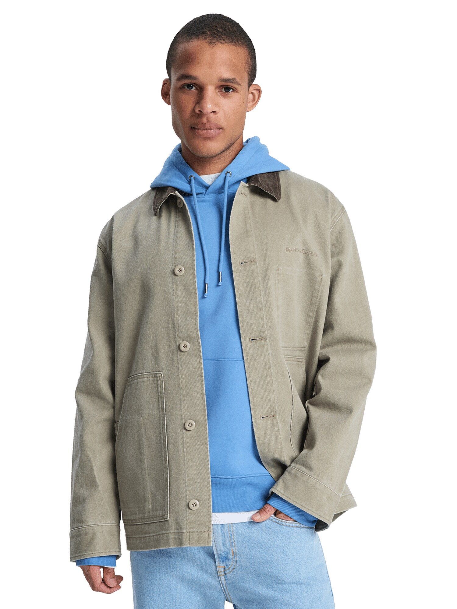 QUIKSILVER Geacă de primăvară-toamnă  gri