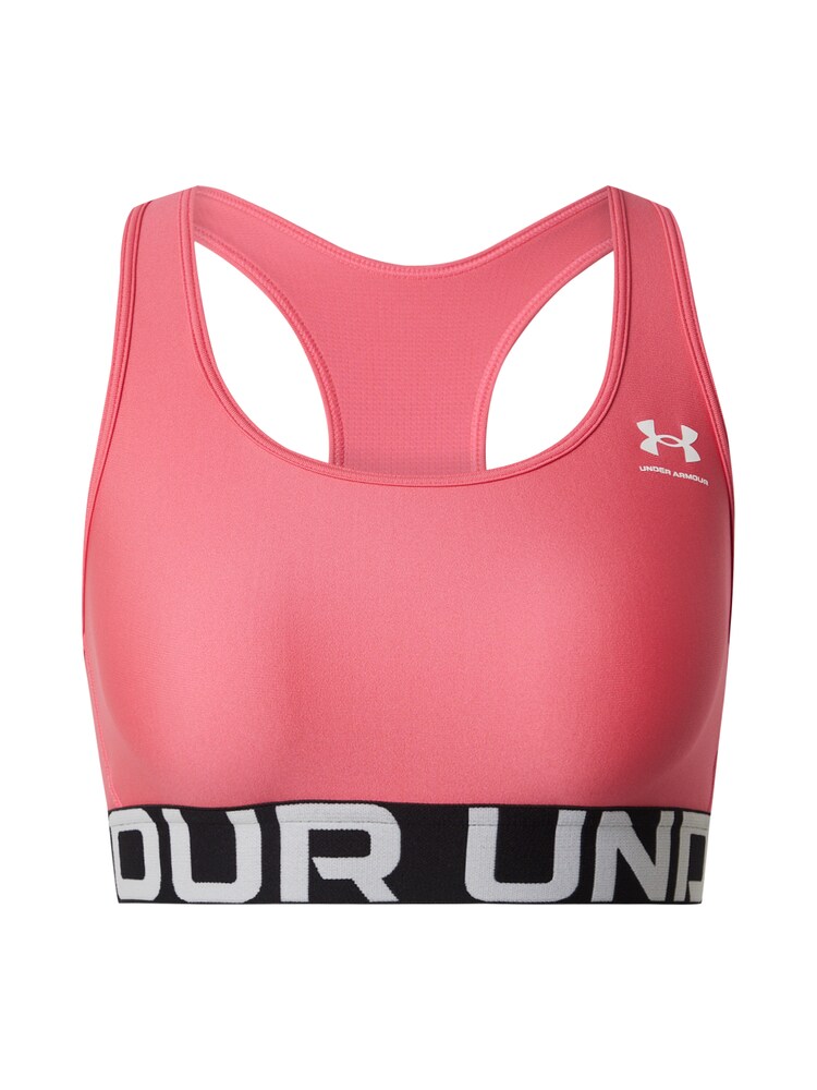 Under Armour Sport-BH 'Authentics' Damen Größe S grau / altrosa / schwarz / weiß
