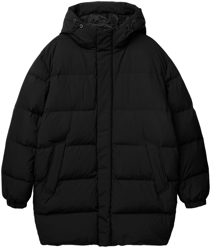UNITED COLORS OF BENETTON Winterparka Herren Größe S schwarz