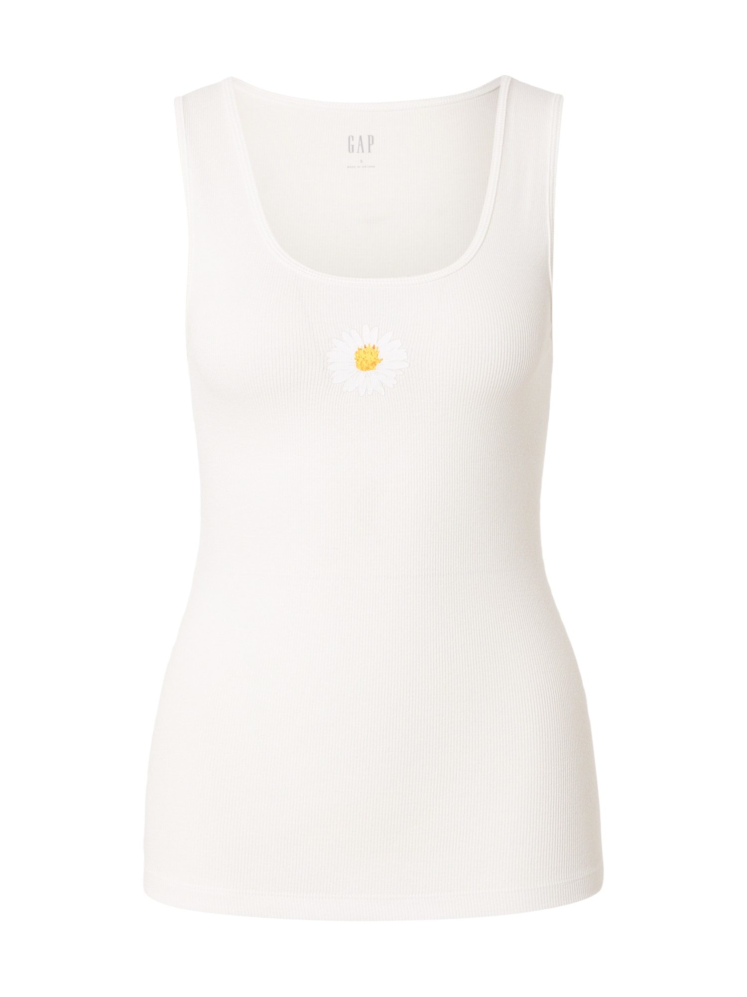 GAP Top  rumena / bela