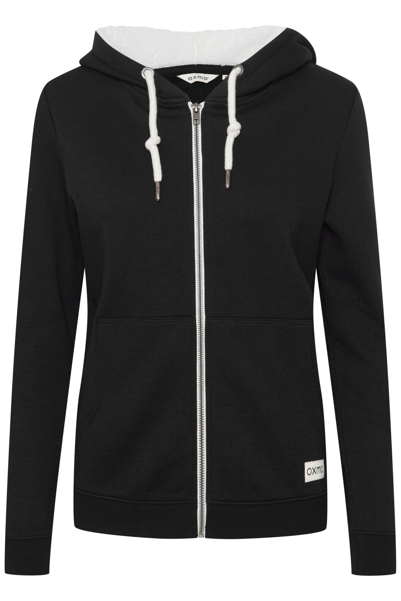 Oxmo Sudadera con cremallera 'Binja'  negro