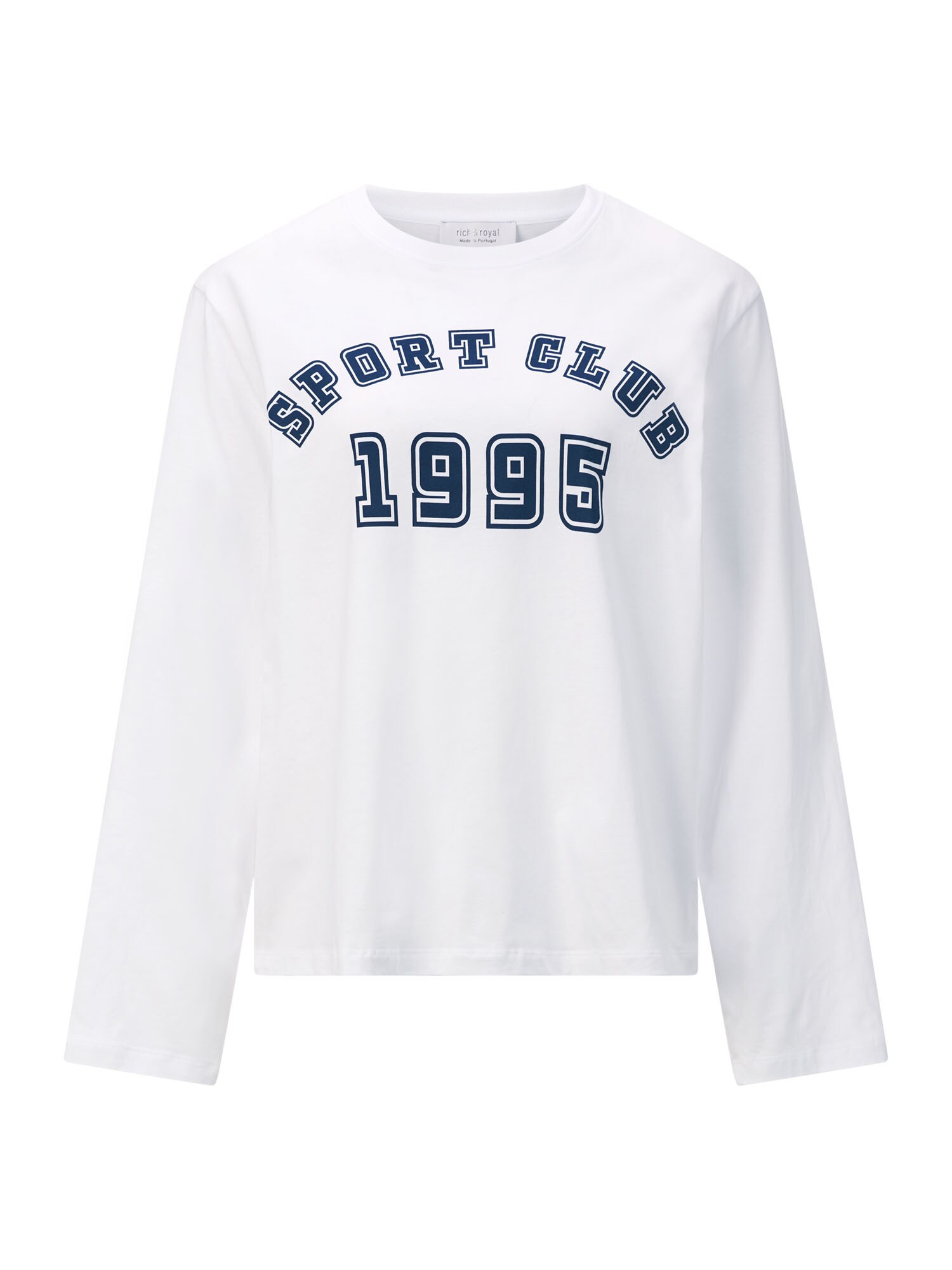 Rich & Royal Tricou  bleumarin / alb