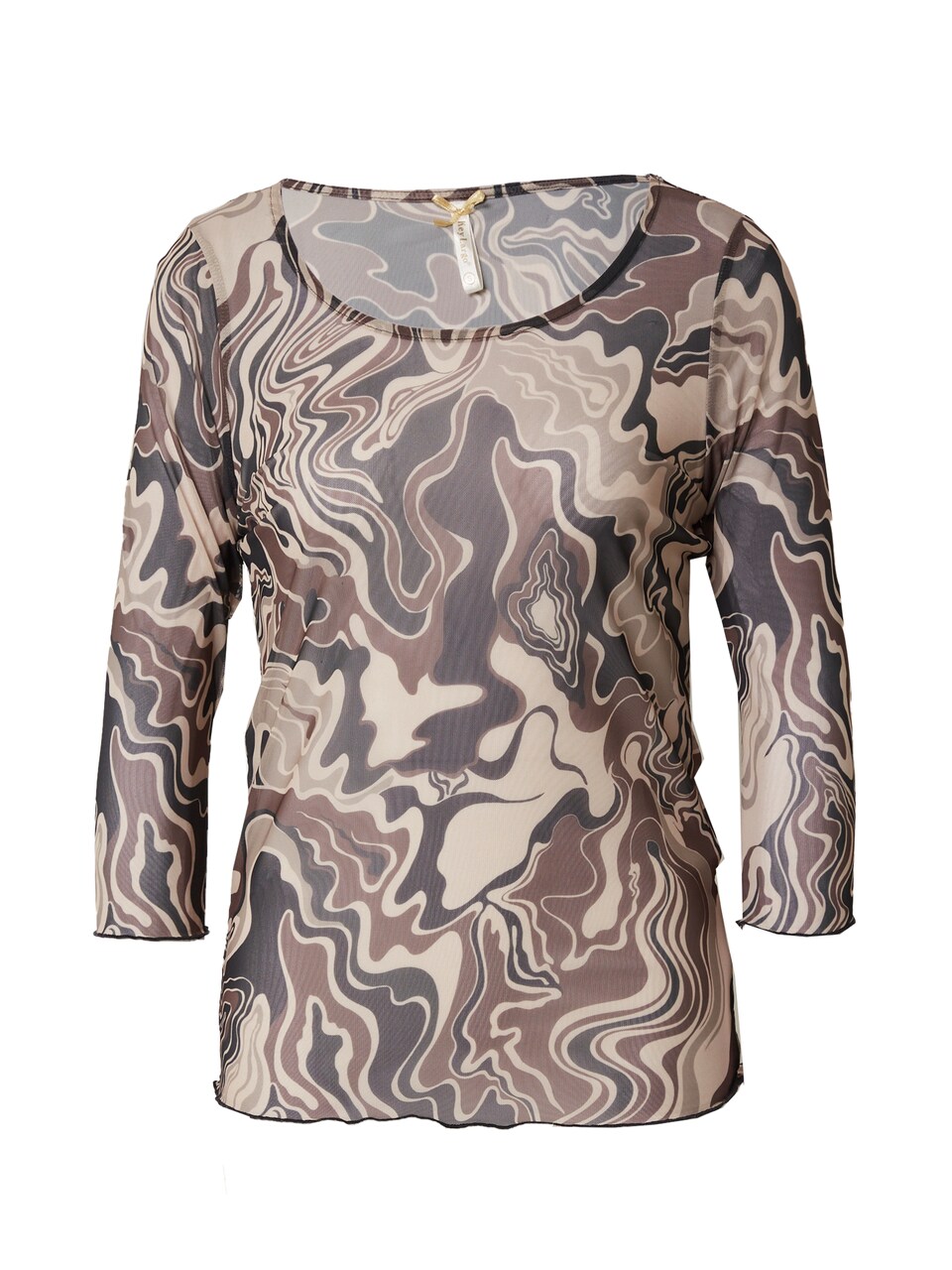 T-shirt beige / brun