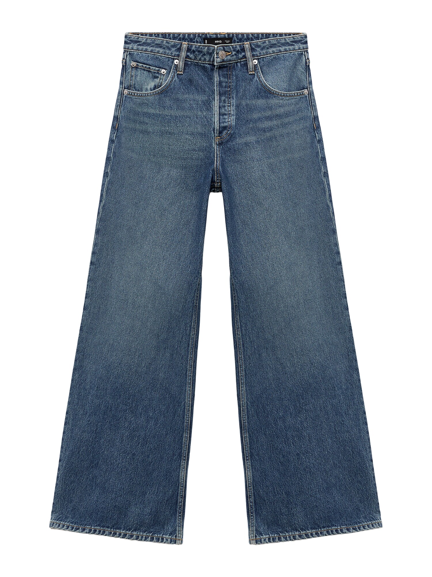 MANGO Džínsy 'Seattle'  modrá