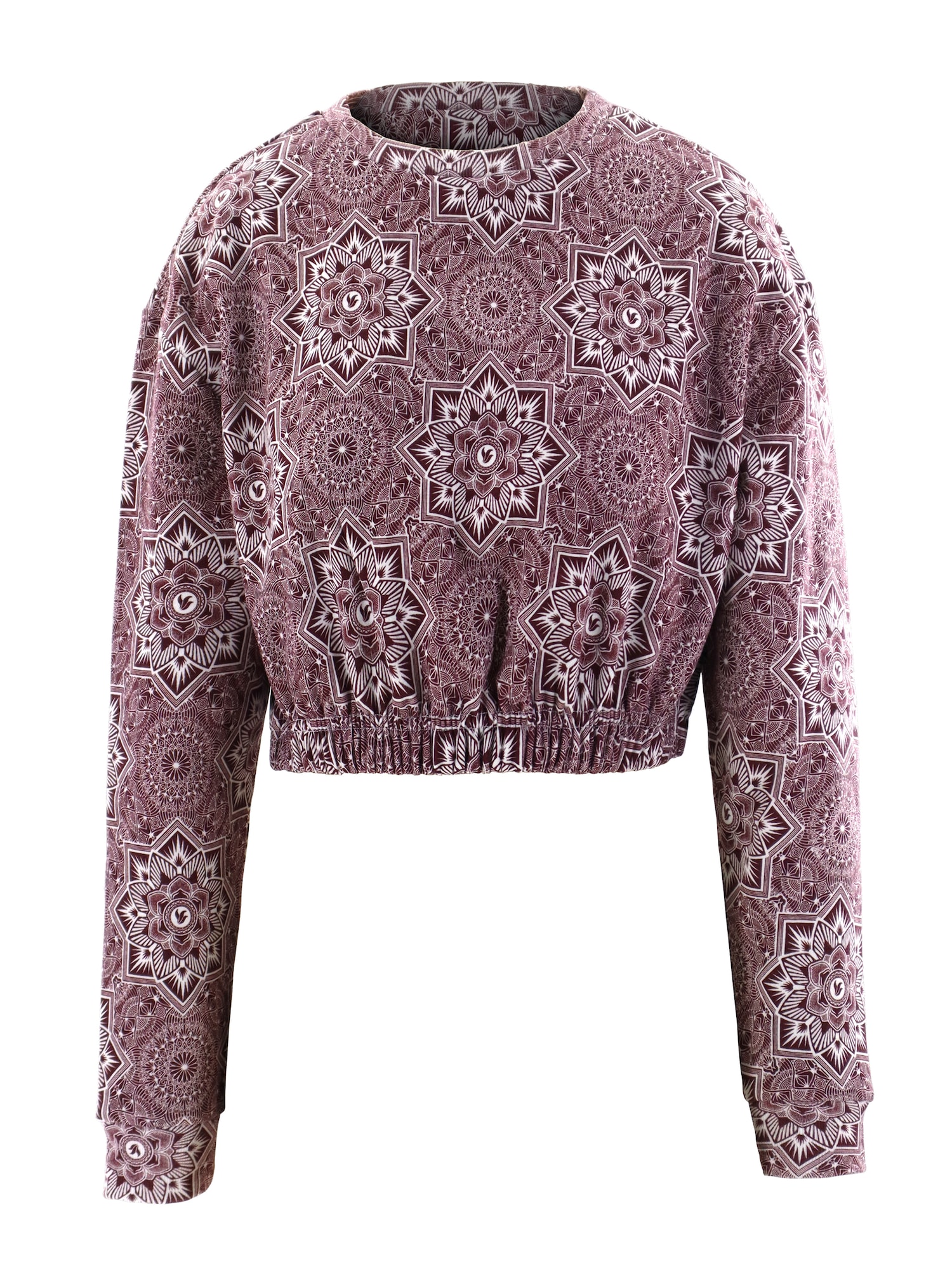 AIKI KEYLOOK Sweater majica 'Tarot'  bordo / bijela