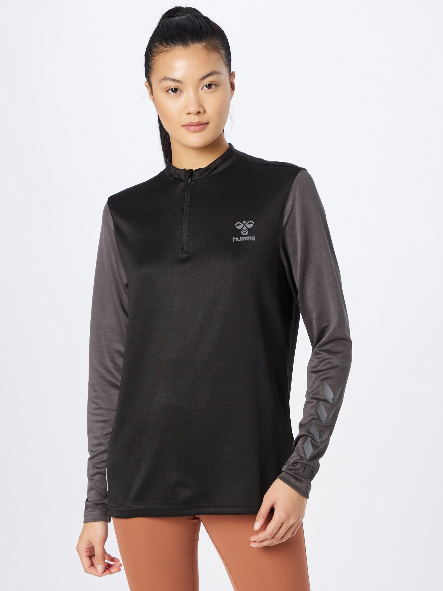Hummel Sport szabadidős felsők 'Ongrid'  grafit / fekete termék 2. képe