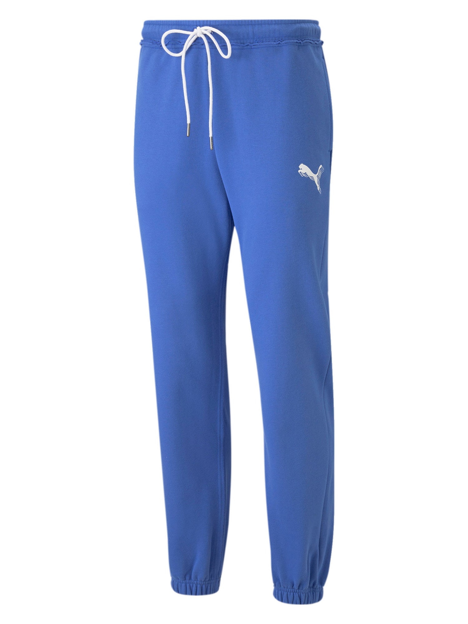 PUMA Спортен панталон  лазурно синьо / бяло